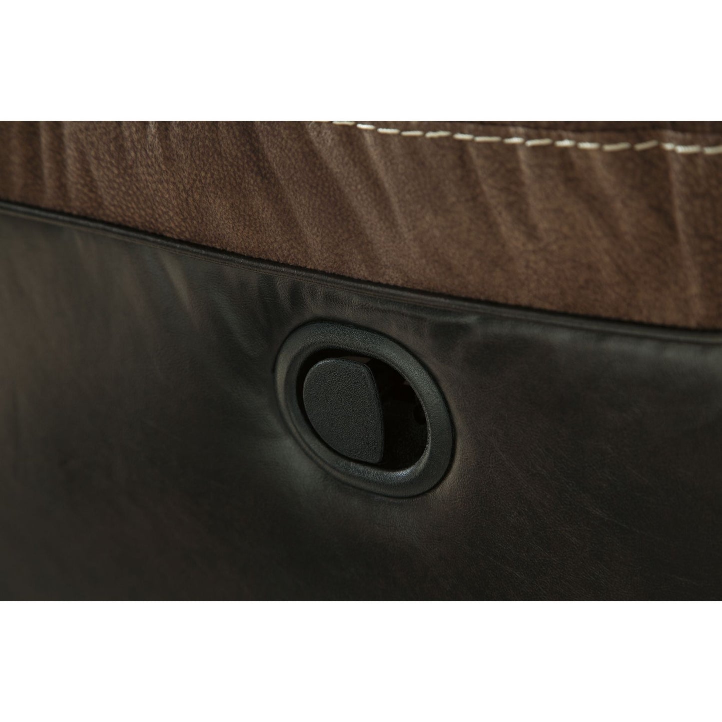 Earhart Reclining Loveseat with Console - Chestnut