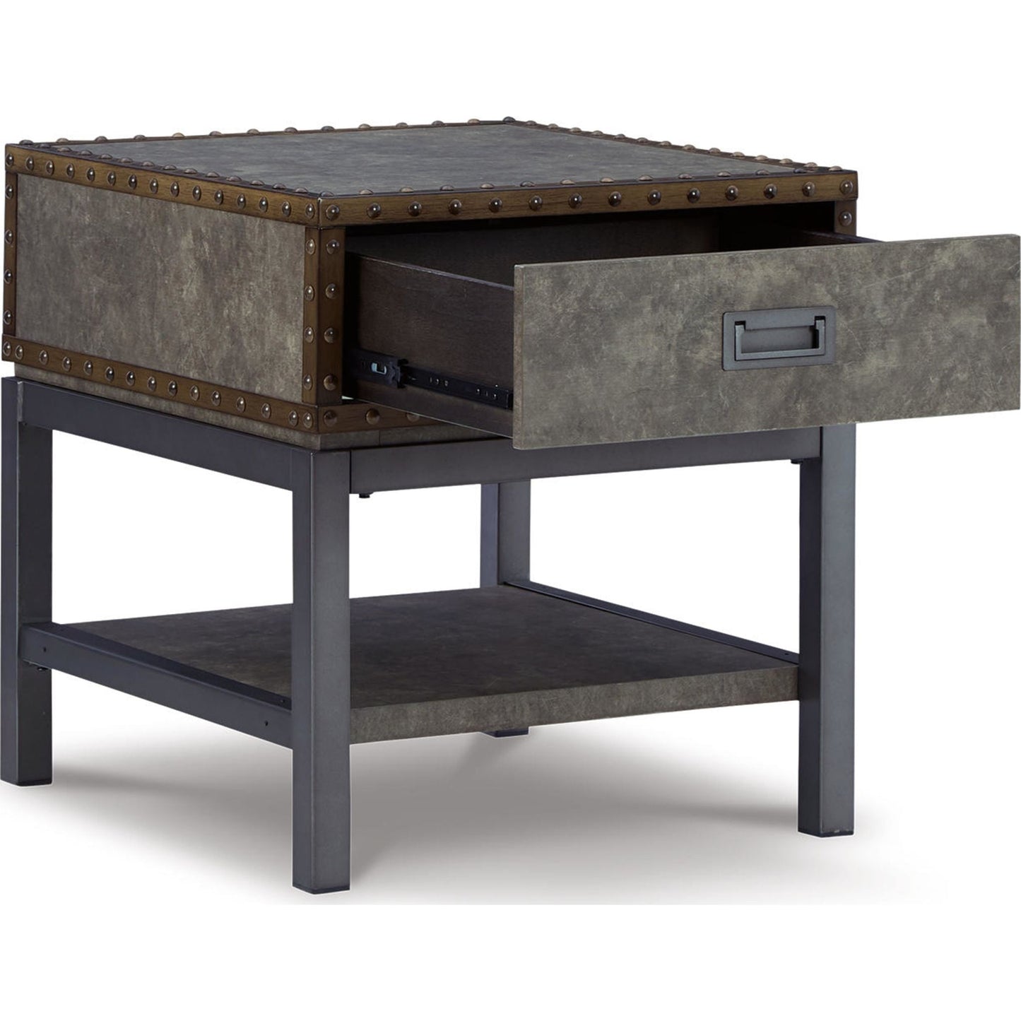 Derrylin End Table - Brown