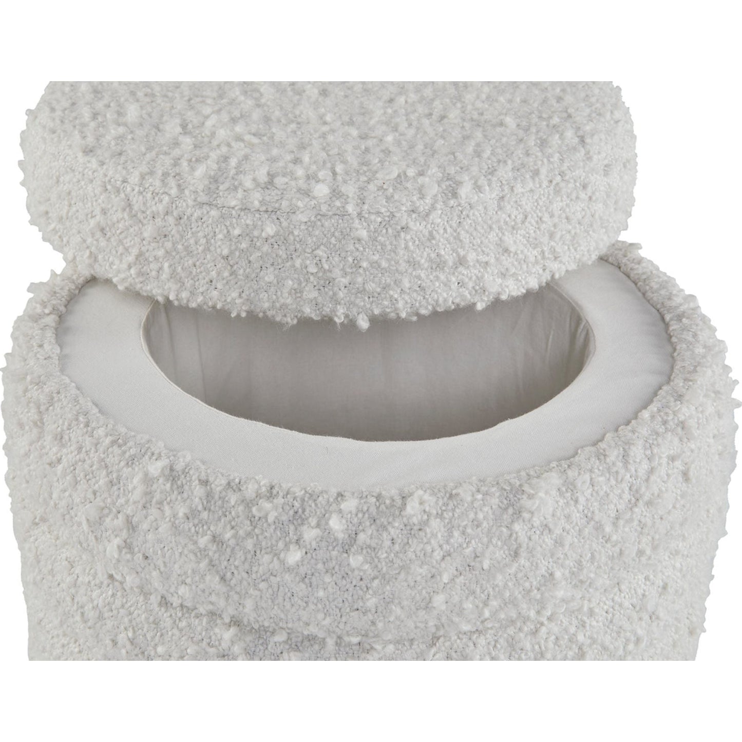 Duntler Storage Ottoman - Ivory