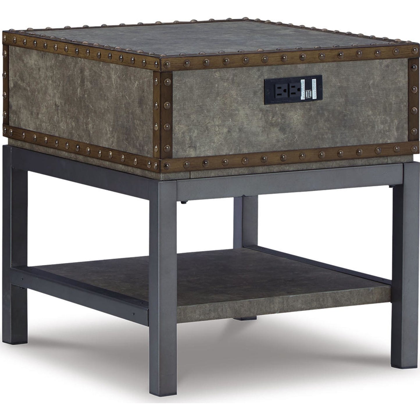 Derrylin End Table - Brown