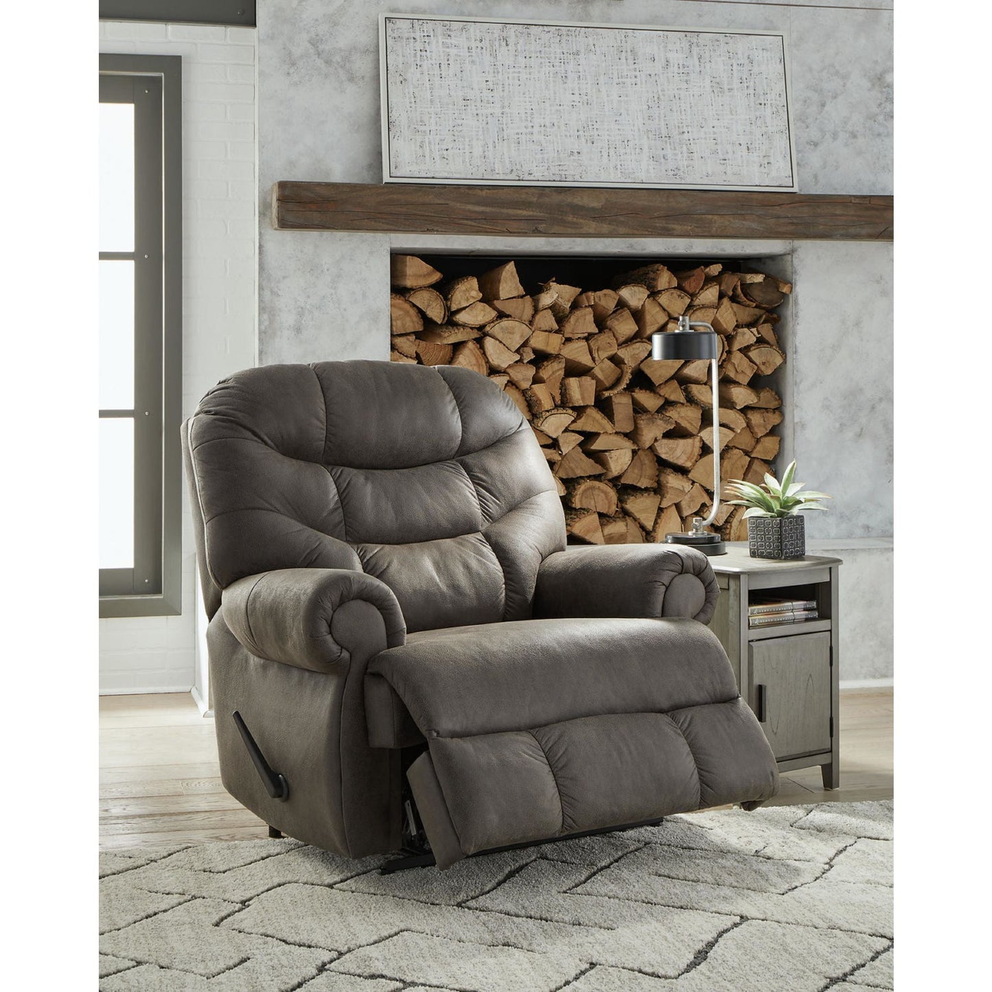 Camera Time Zero Wall Recliner - Gunmetal