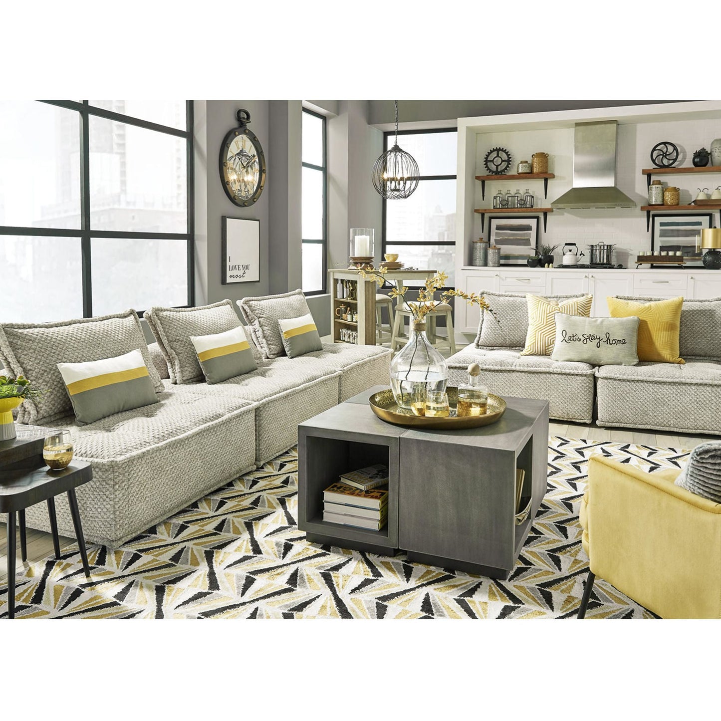 Bales 3 Piece Modular Sectional