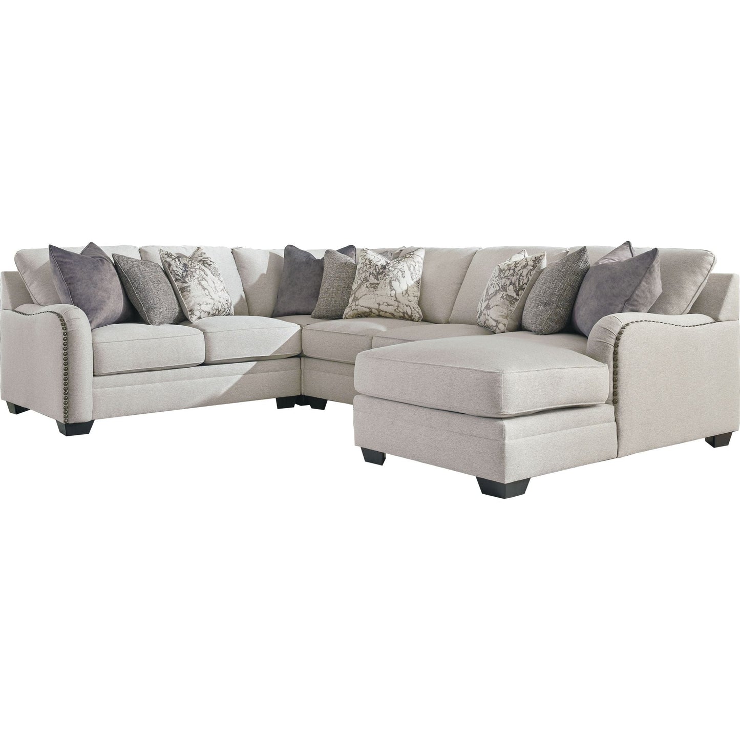 Dellara 4 Piece Sectional with Chaise