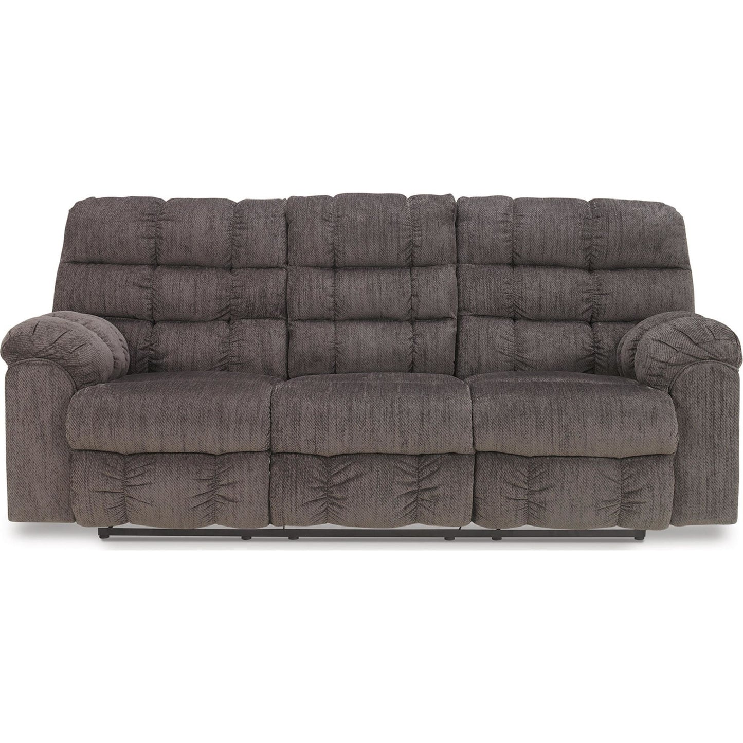 Acieona Dual Reclining Sofa w/Drop Table - Slate