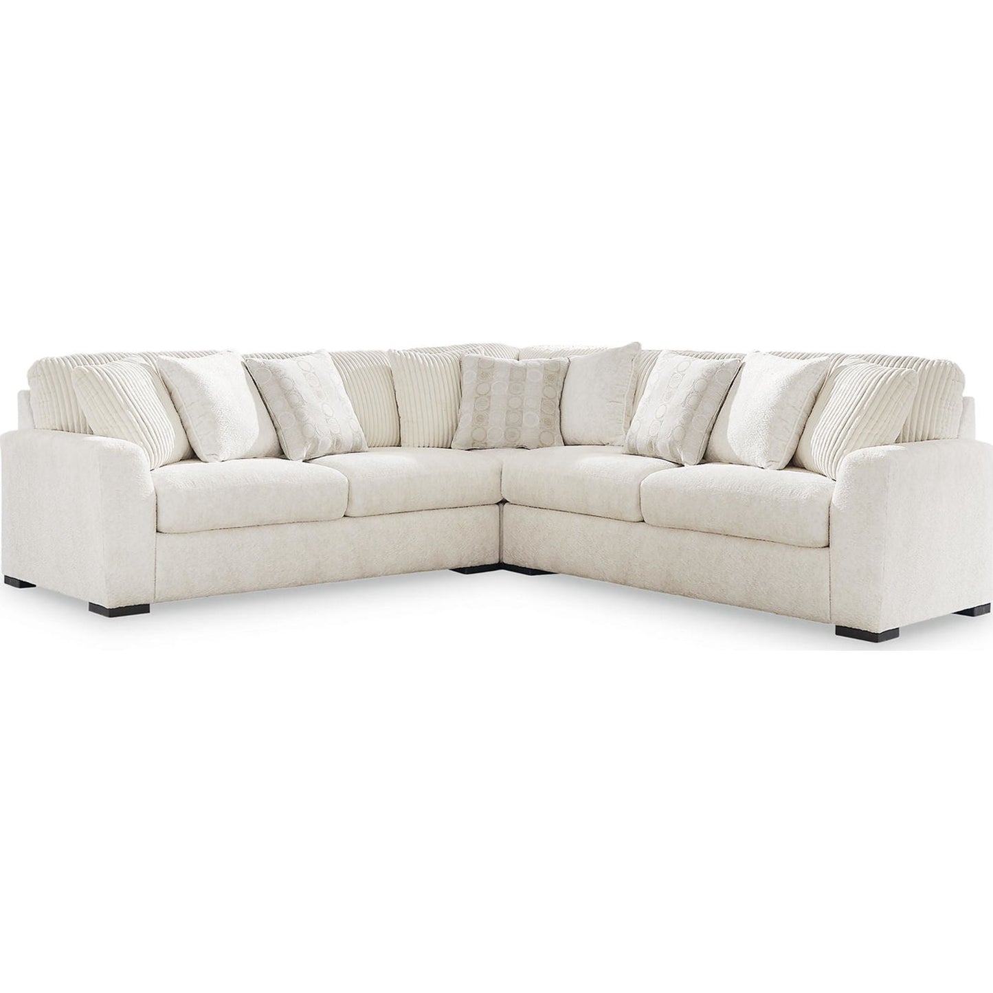 Chessington 3 Piece Sectional - Ivory