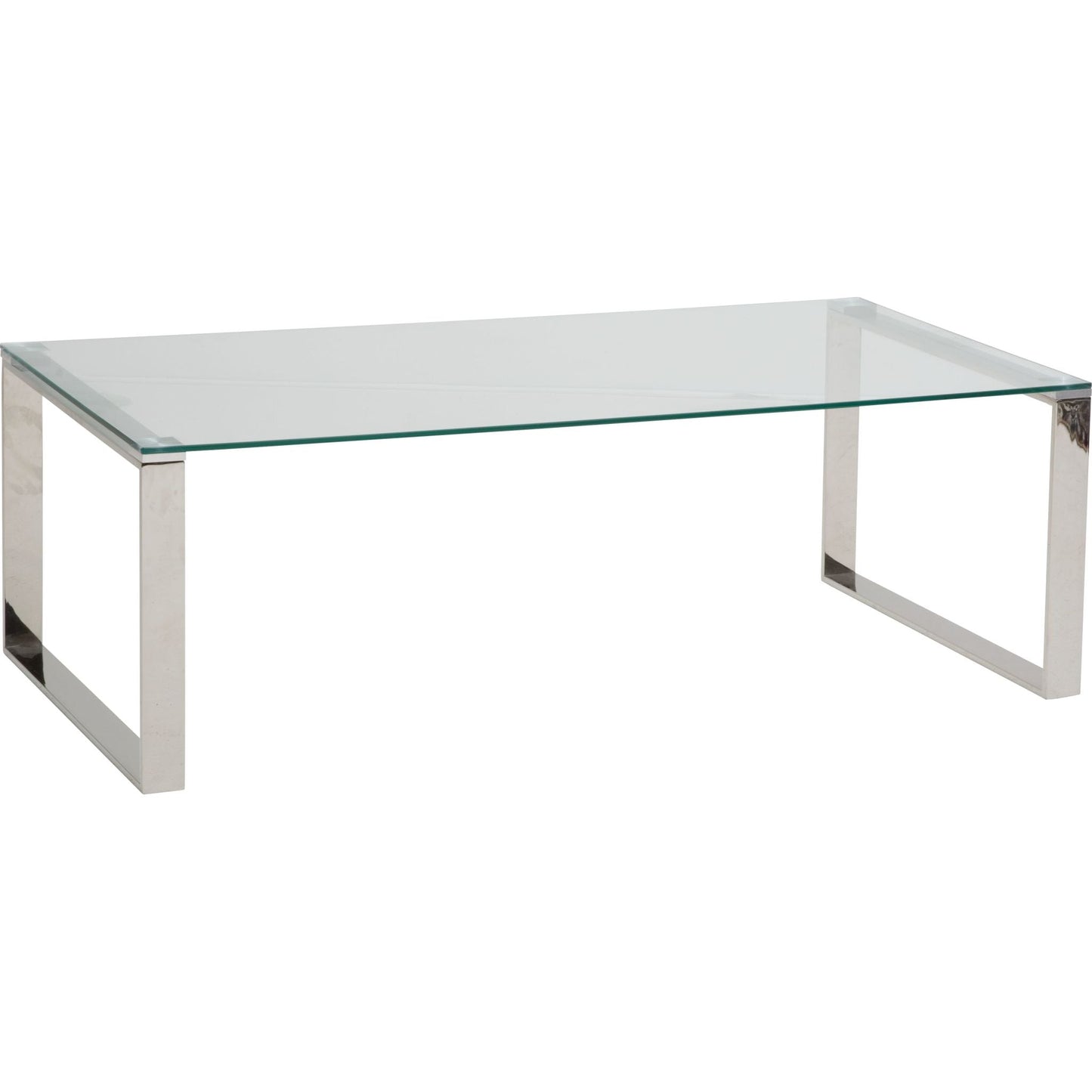 David Coffee Table - Stainless Steel