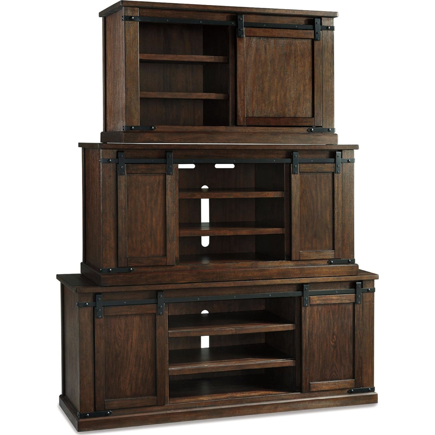 Budmore TV Stand - Rustic Brown