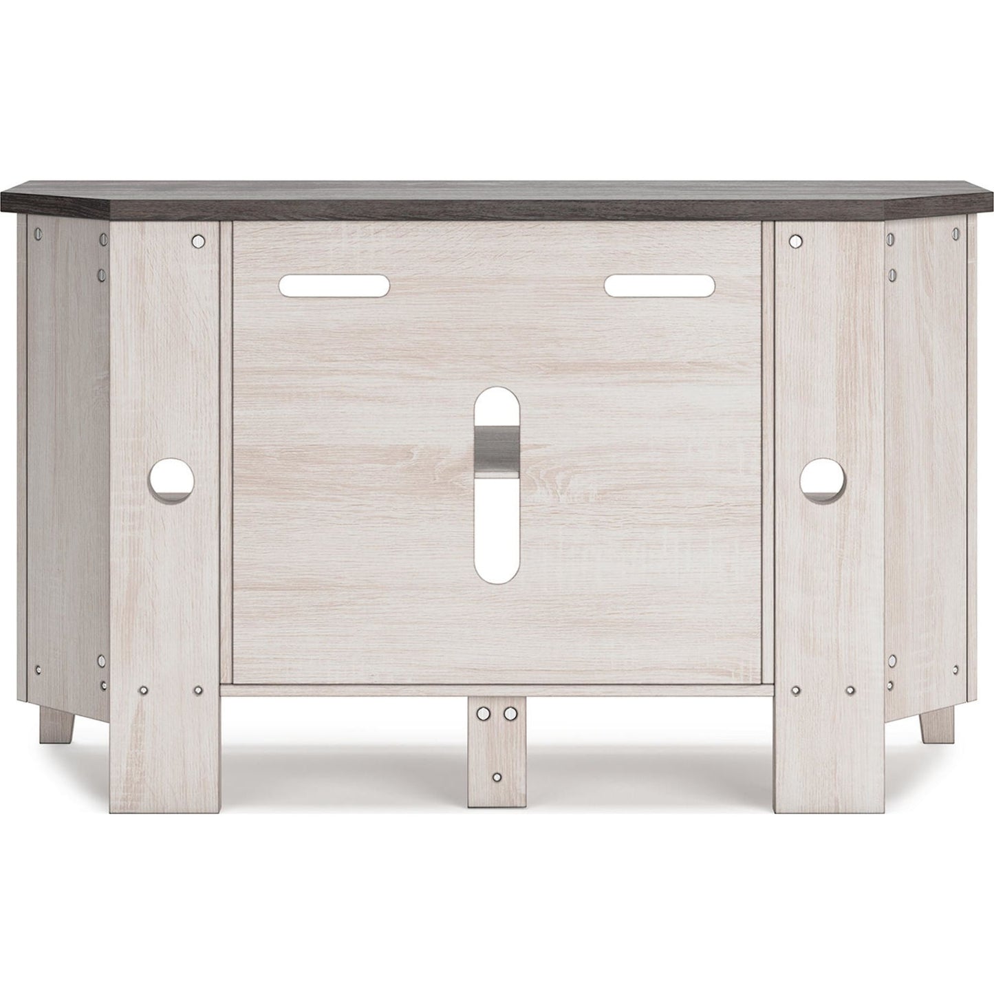 Dorrinson Corner TV Stand - Two-tone