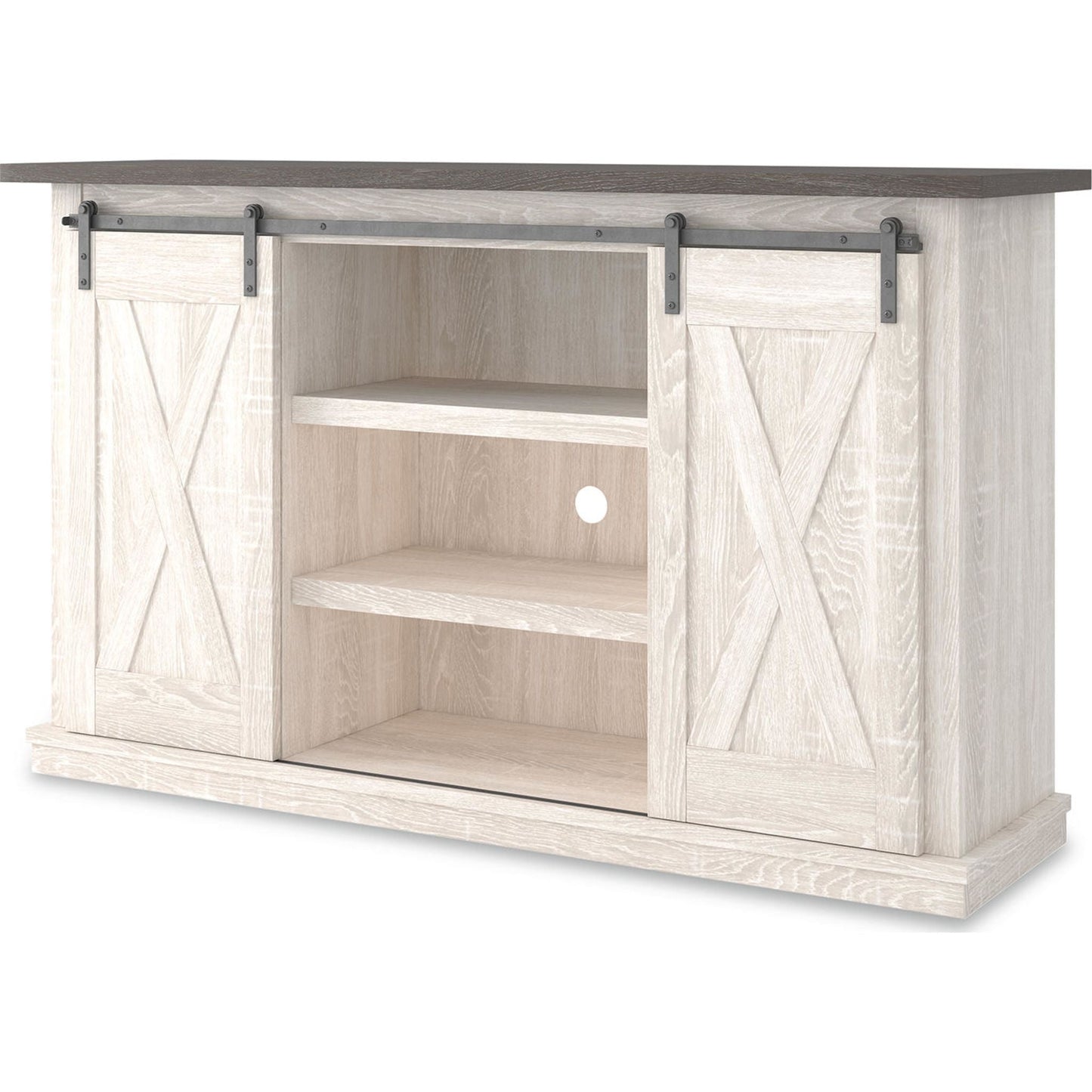 Dorrinson TV Stand - Two-tone