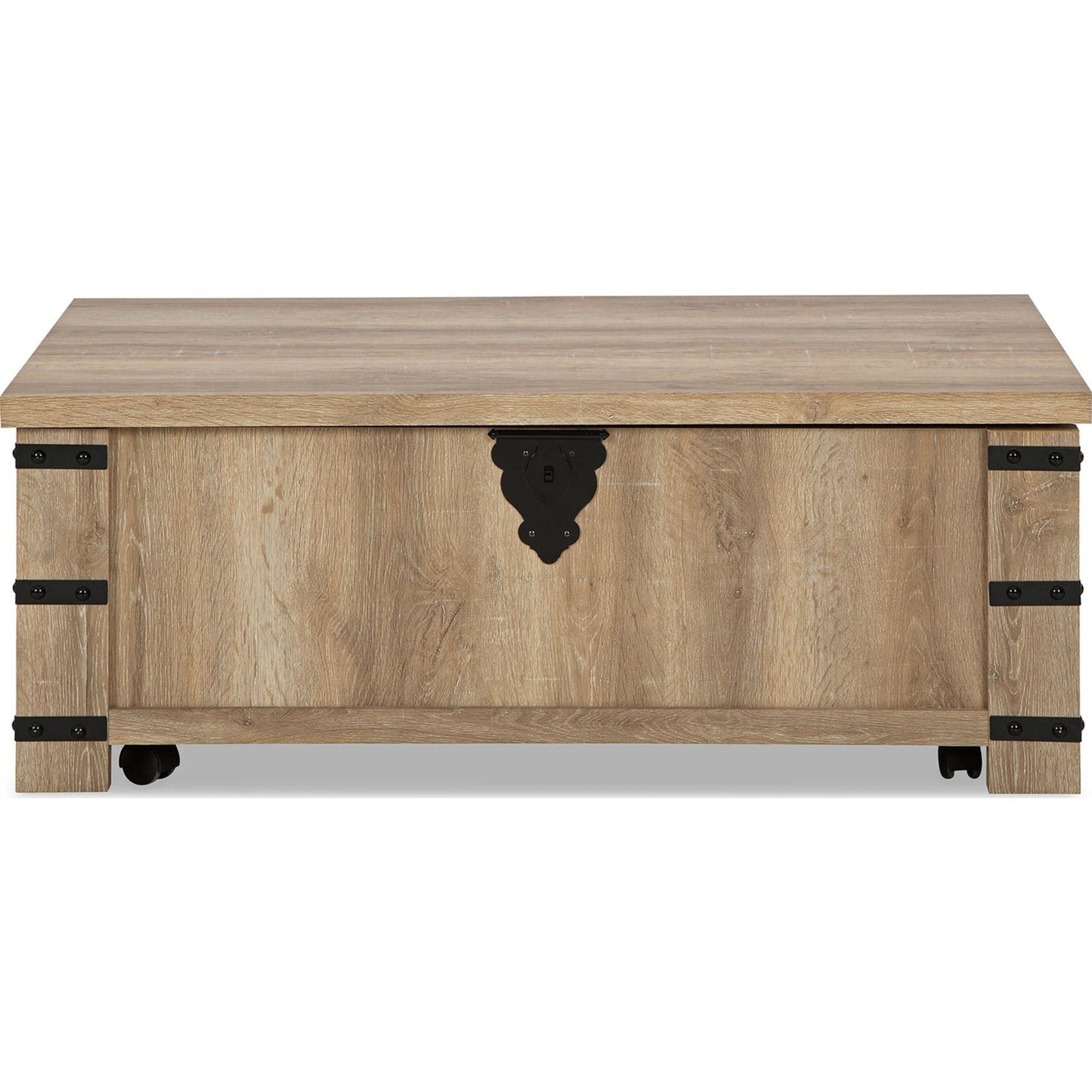 Calaboro Rectangle Lift Cocktail Table - Light Brown