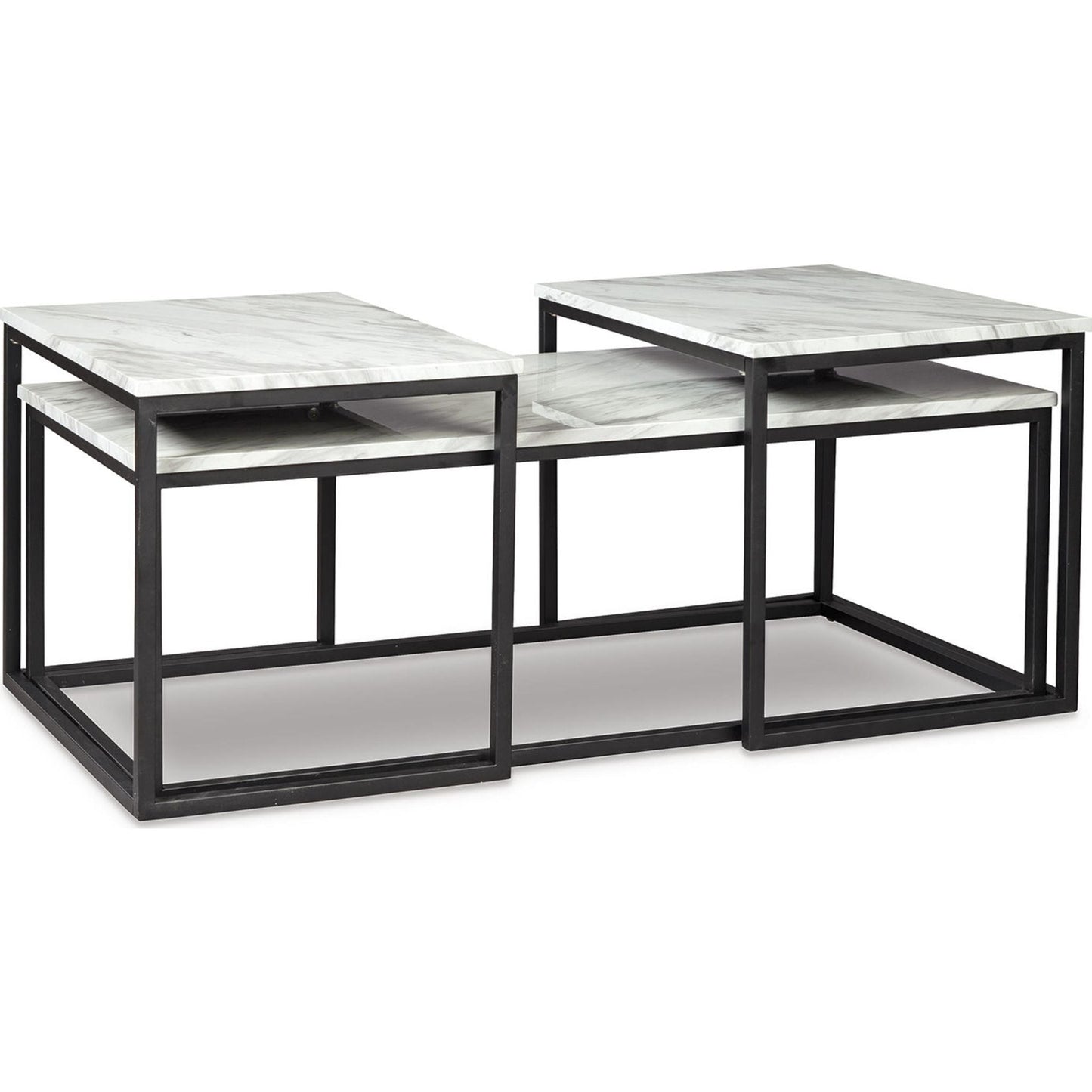Donnesta 3 Pack Tables - White