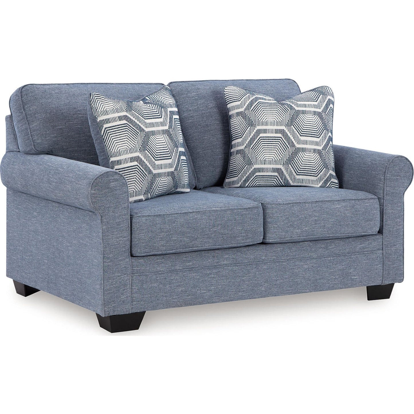 Carissa Manor Loveseat - Denim