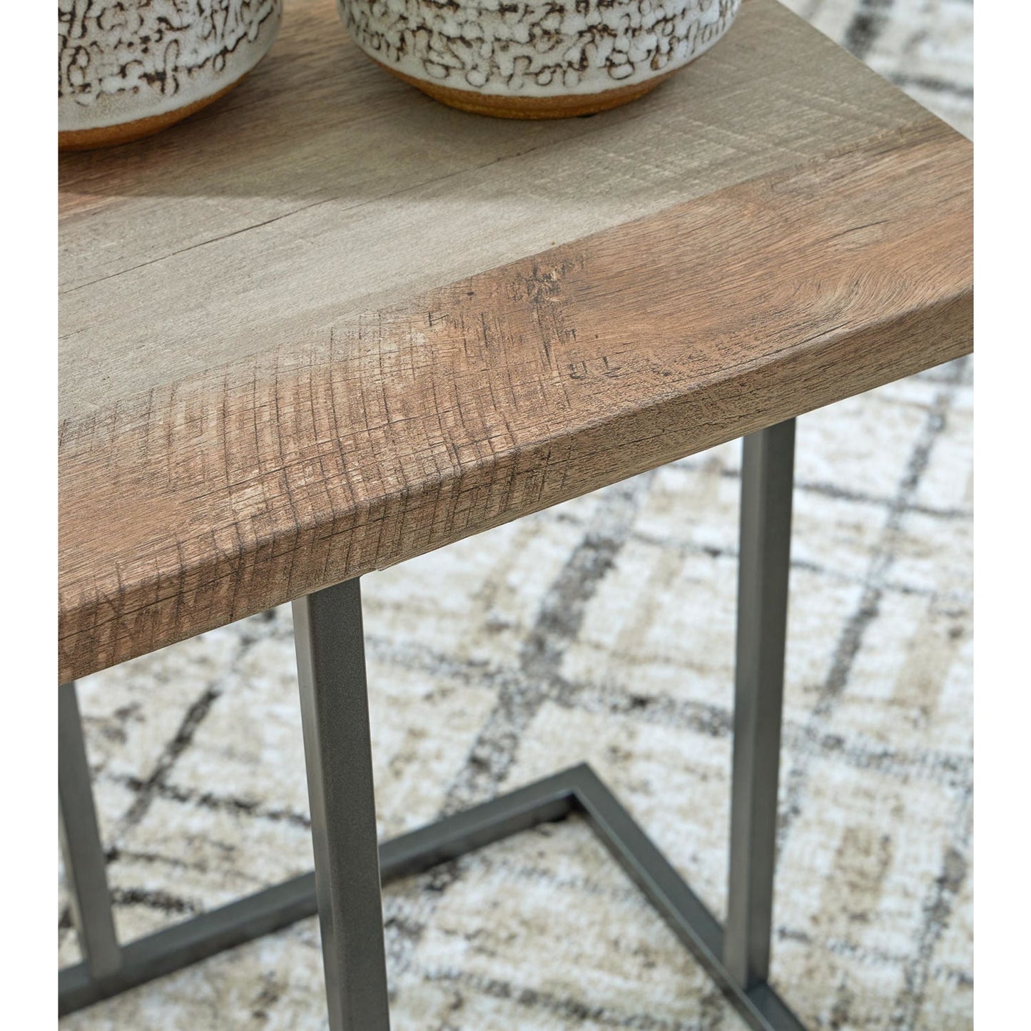 Albreane 3 Pack Tables - Grayish Brown/Black