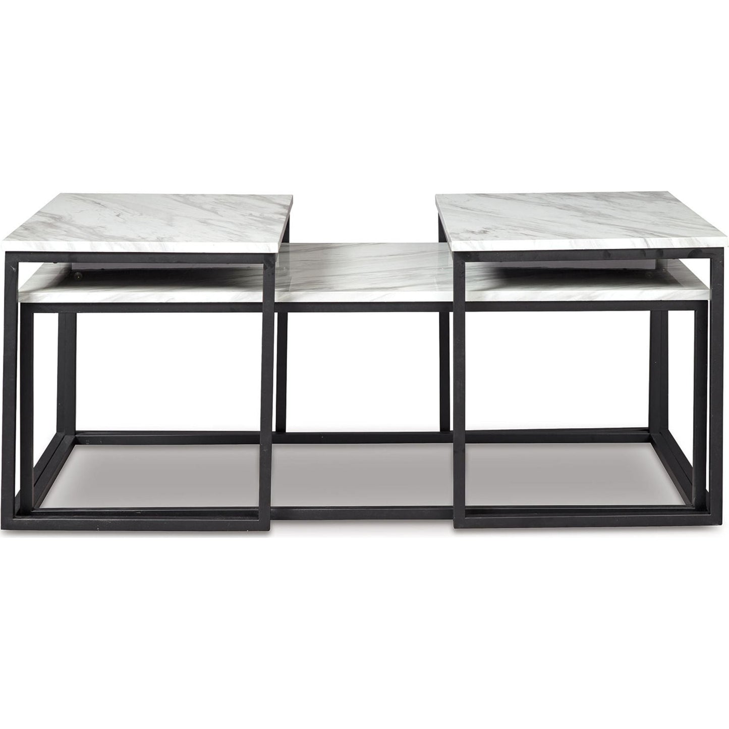 Donnesta 3 Pack Tables - White