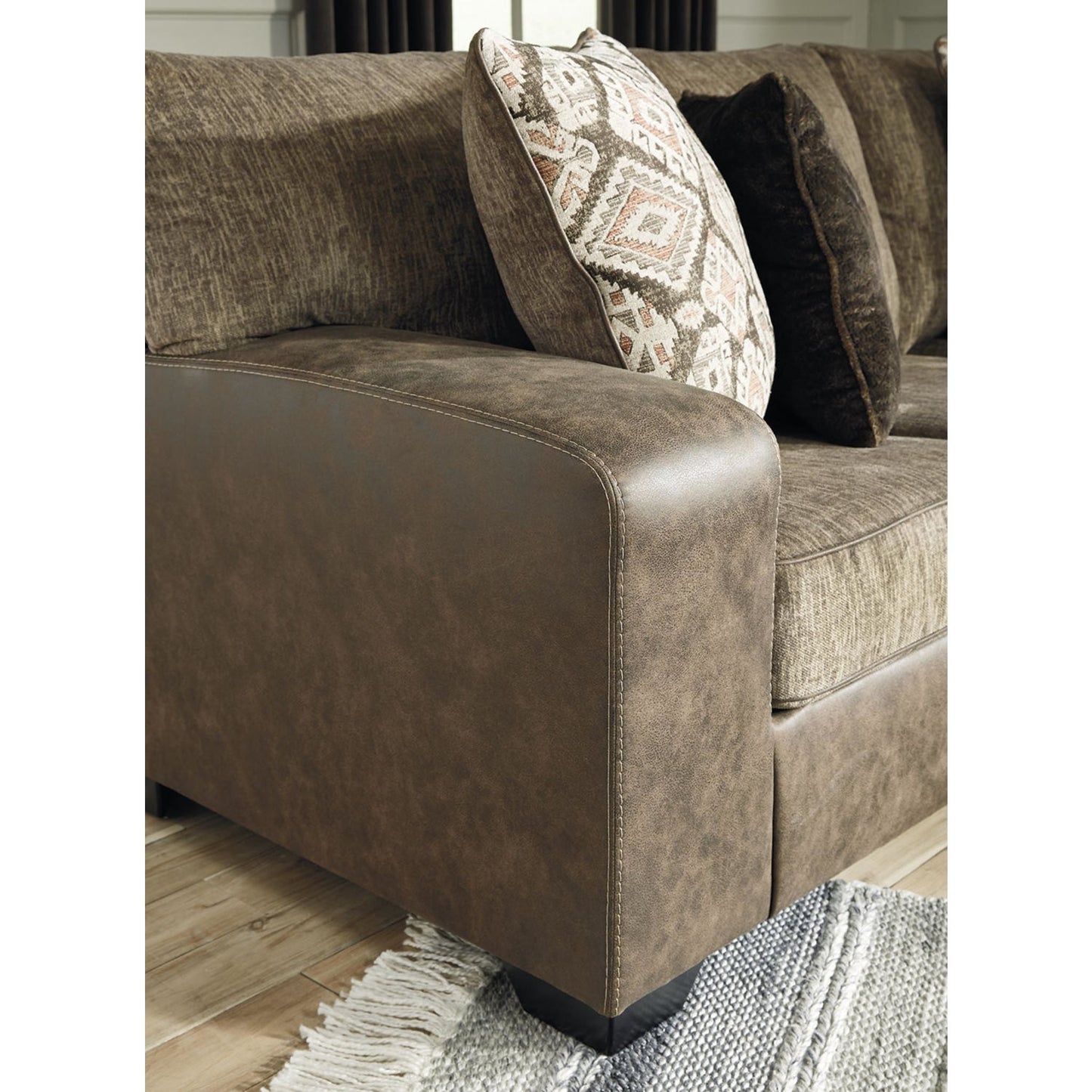 Abalone 3 Piece Sectional with Chaise