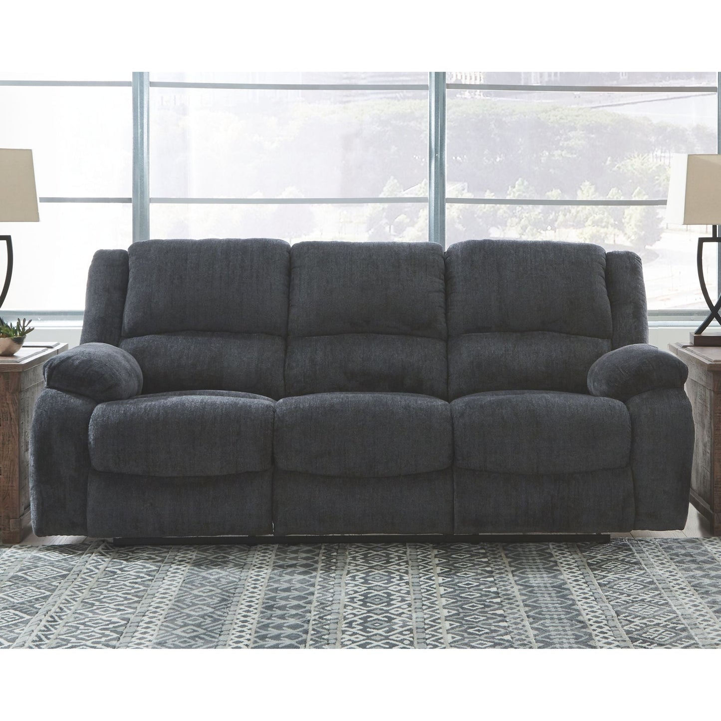 Draycoll Reclining Sofa - Slate