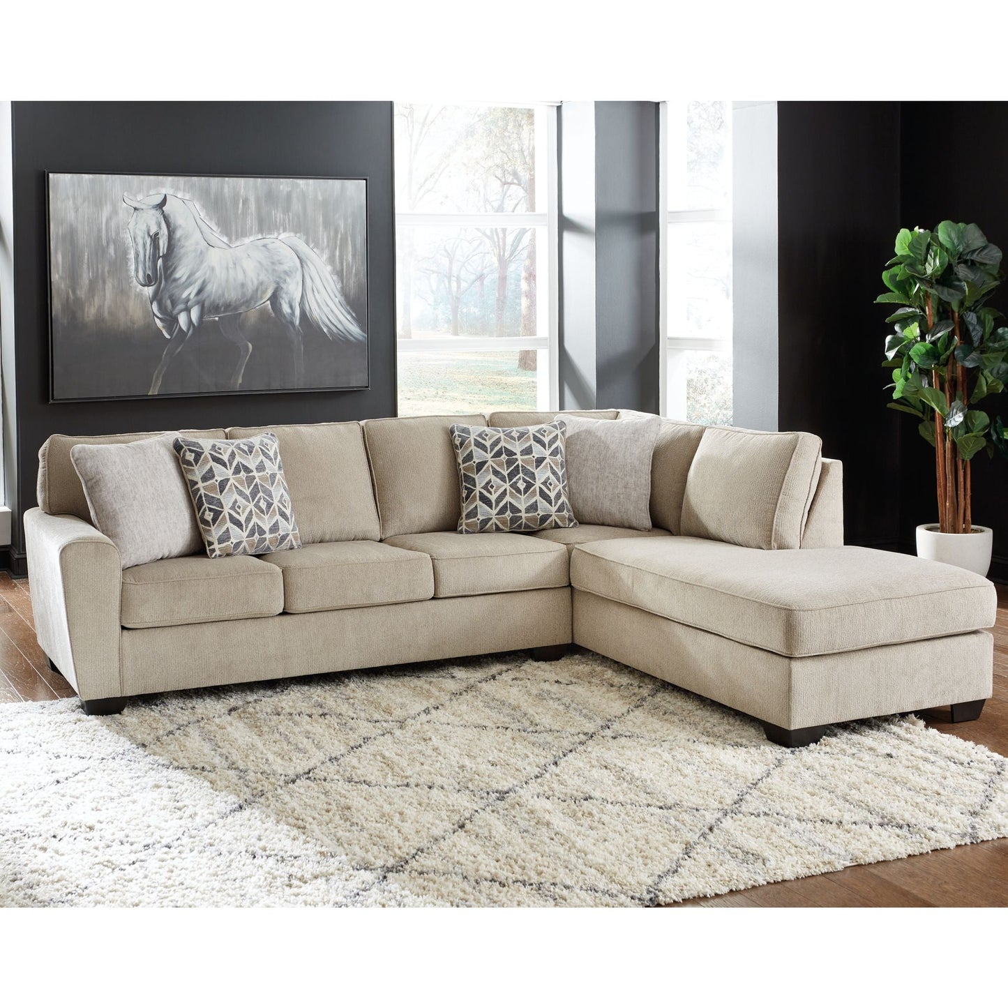 Decelle 2 Piece Sectional with Chaise