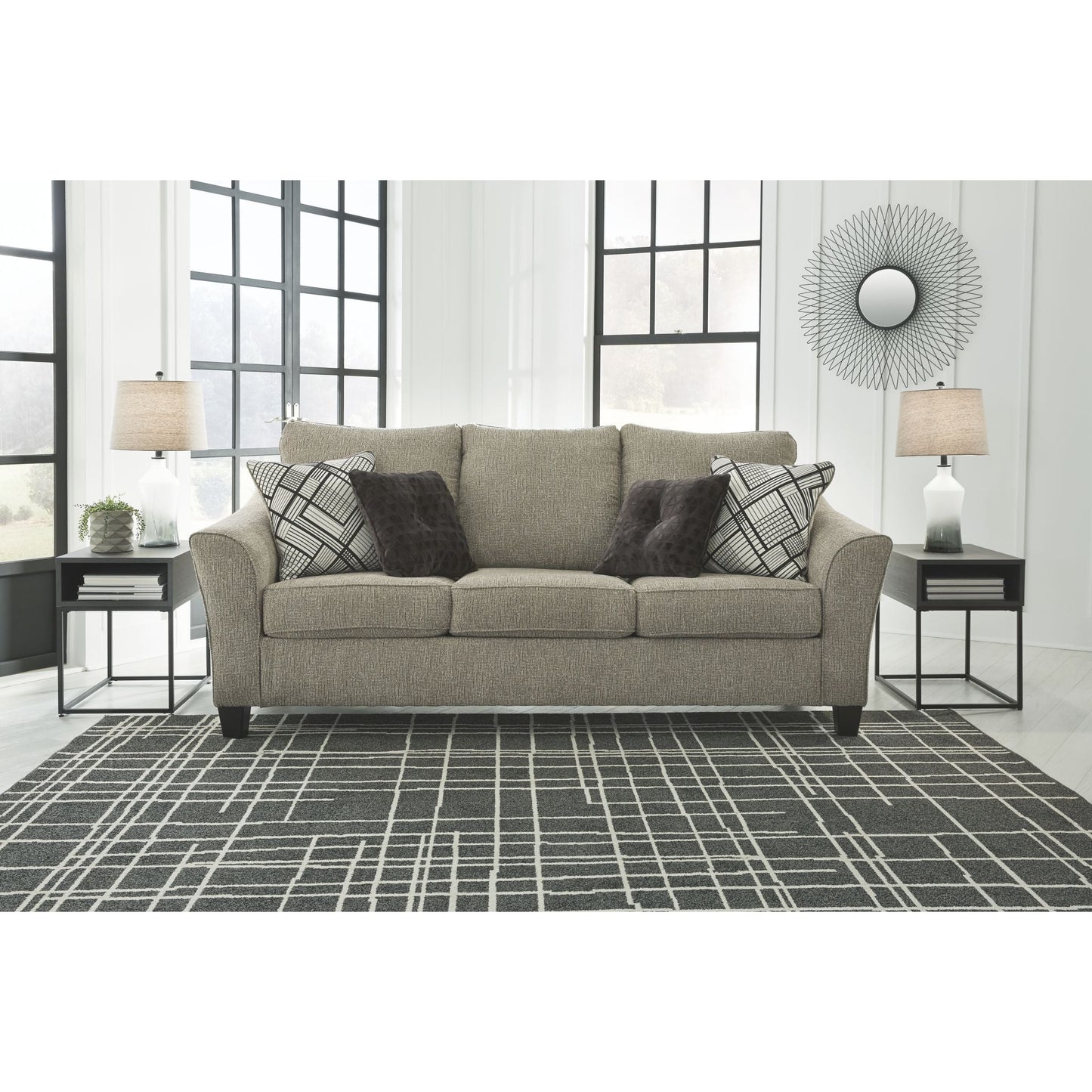 Barnesley Sofa - Platinum