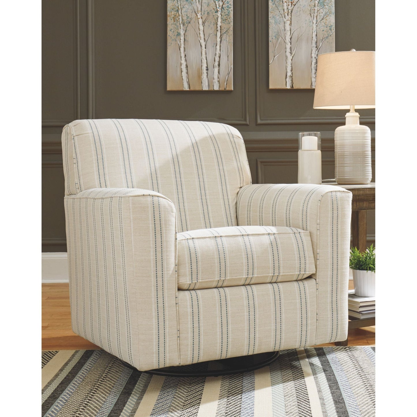 Alandari Swivel Chair - Gray