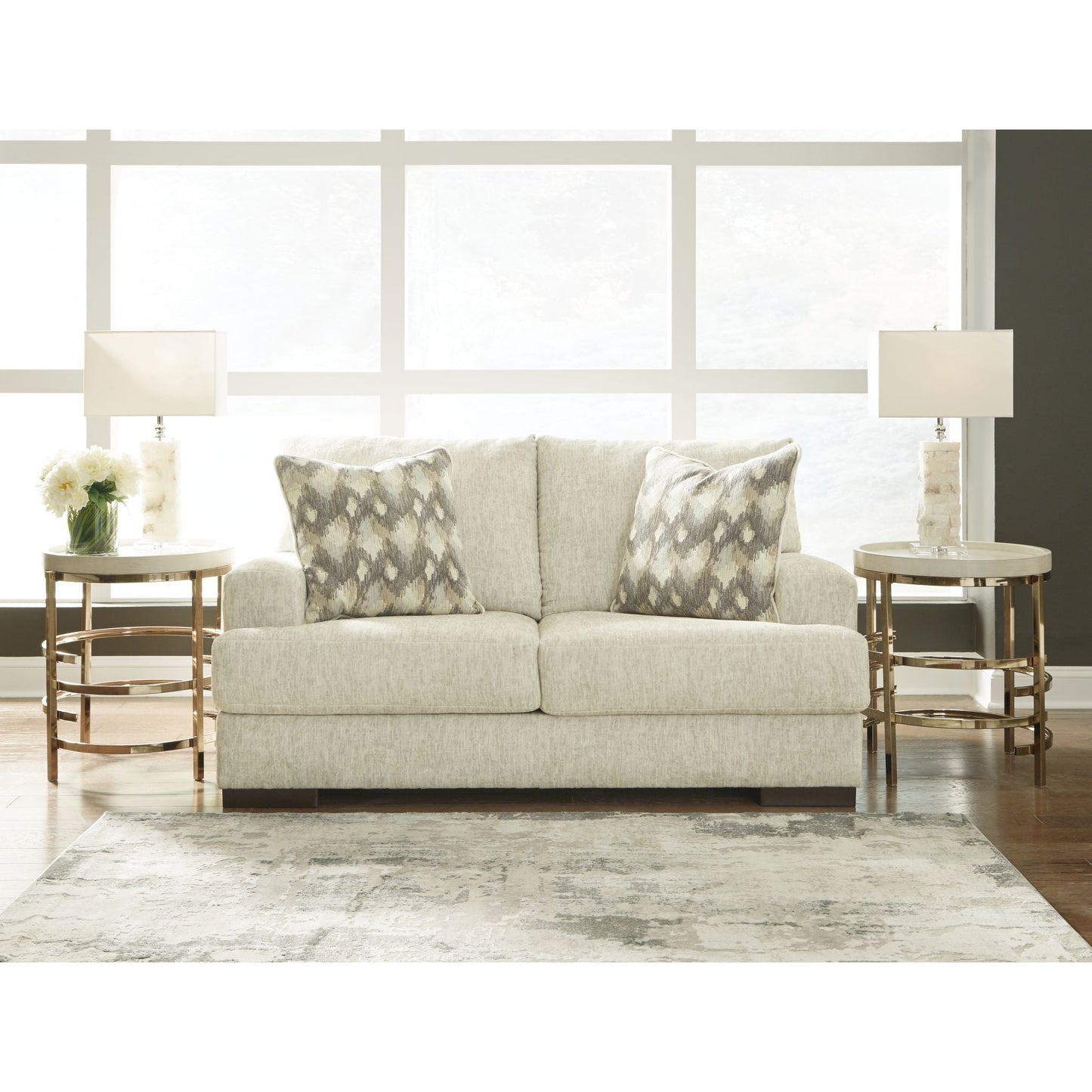 Caretti Loveseat - Parchment