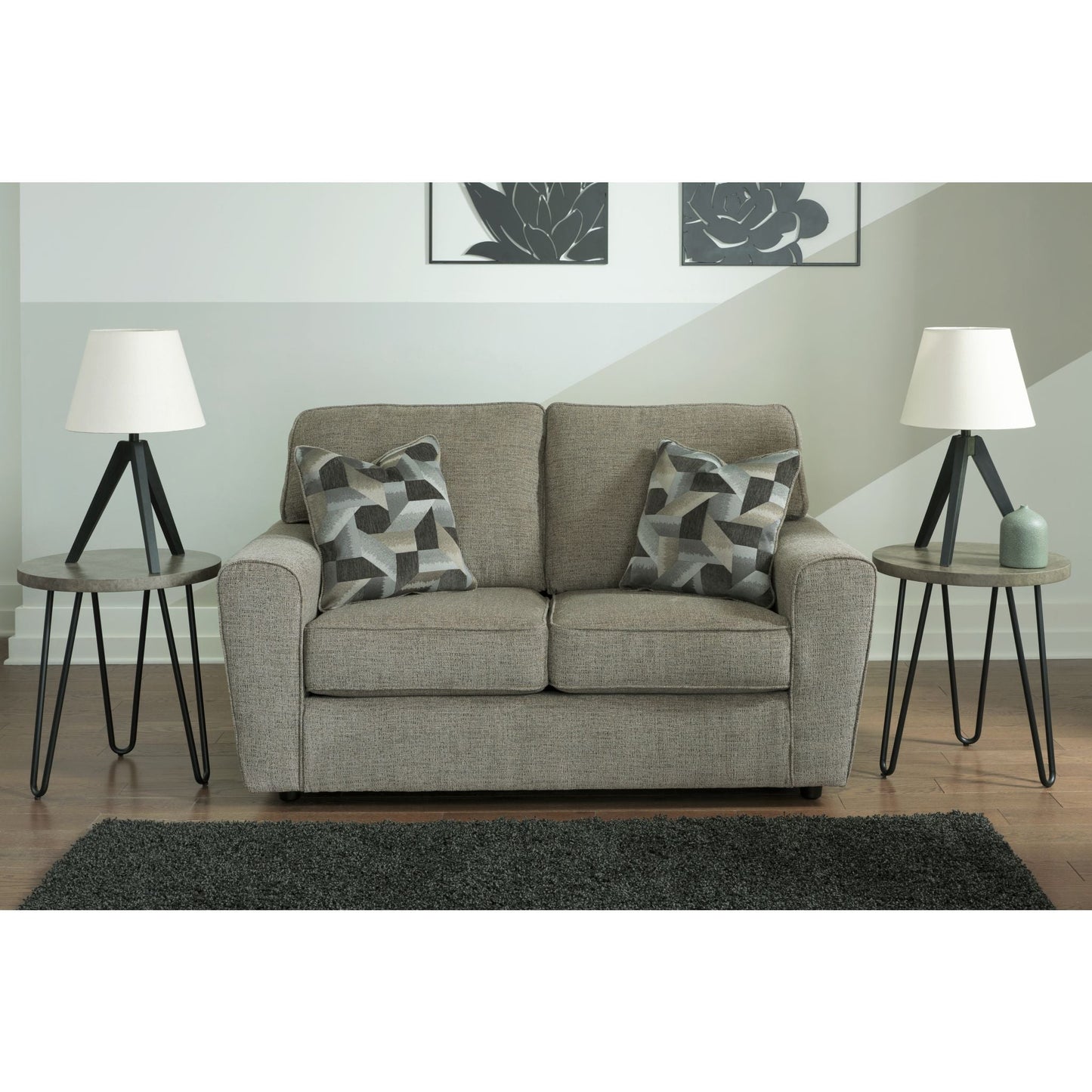 Cascilla Loveseat - Pewter