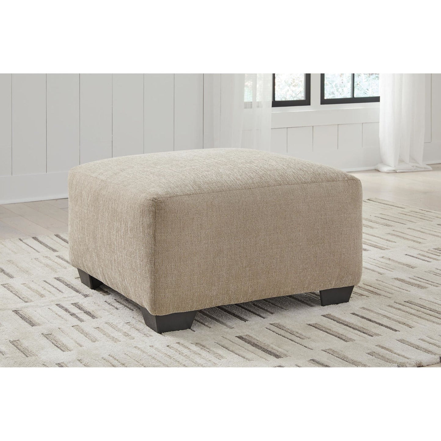 Brogan Bay Oversized Accent Ottoman - Cork