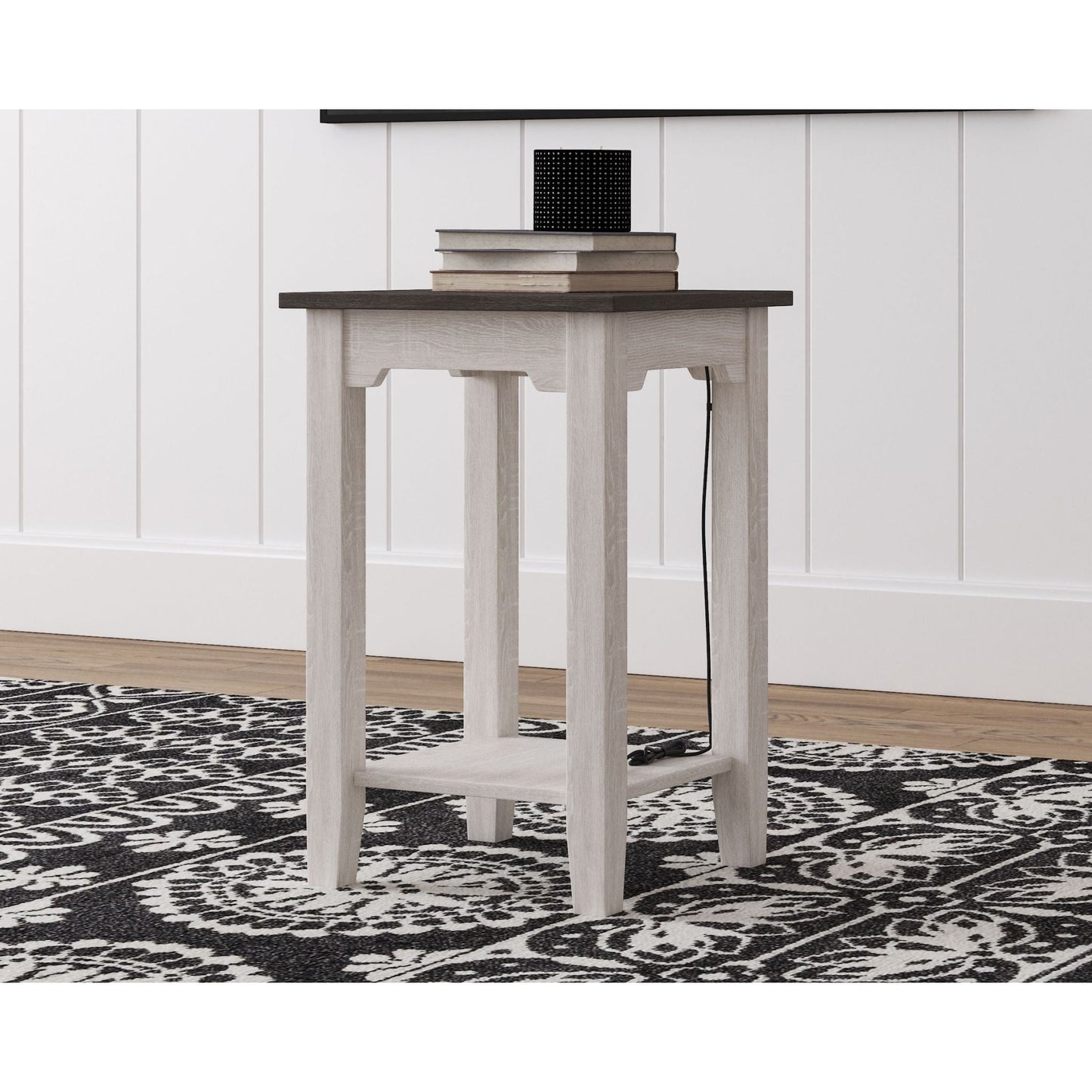 Dorrinson Chair Side End Table - Two-tone