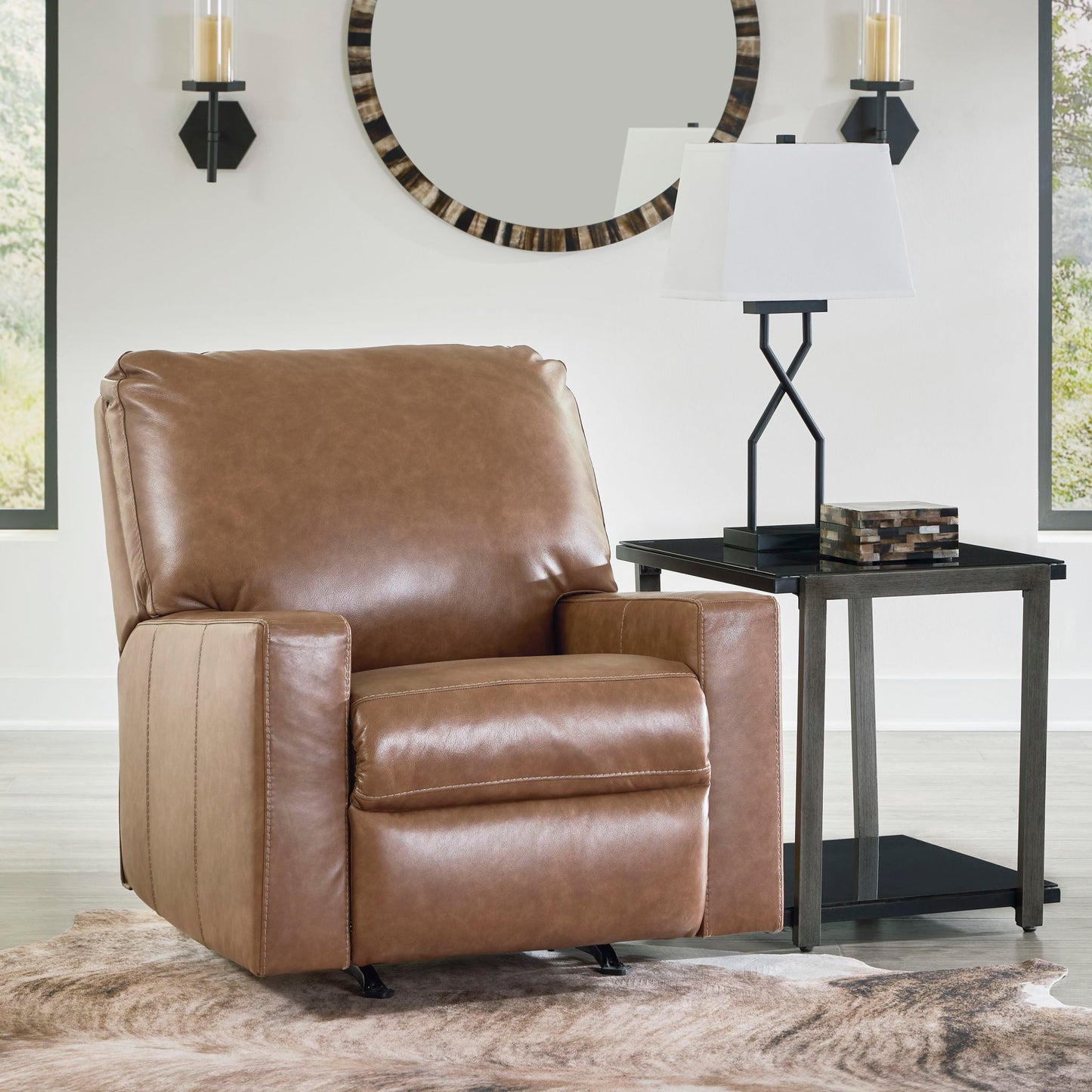 Bolsena Rocker Recliner - Caramel