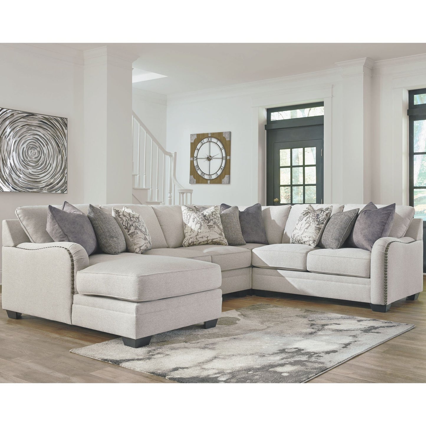 Dellara 4 Piece Sectional with Chaise