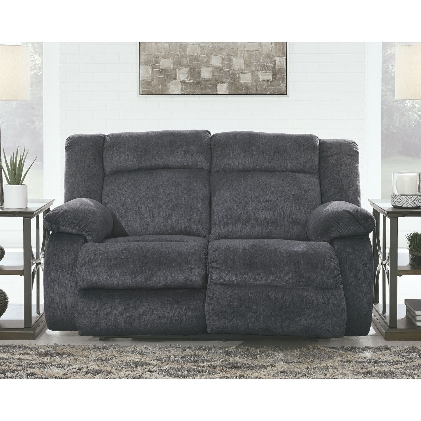 Burkner Power Reclining Loveseat - Marine