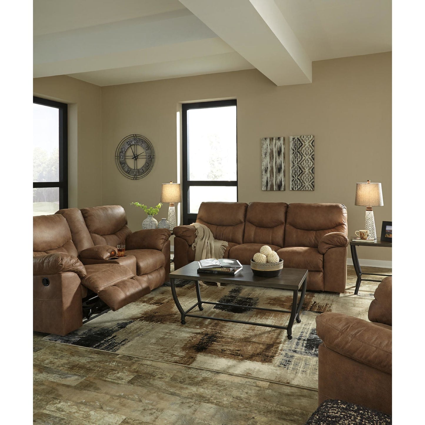 Boxberg Reclining Sofa - Bark