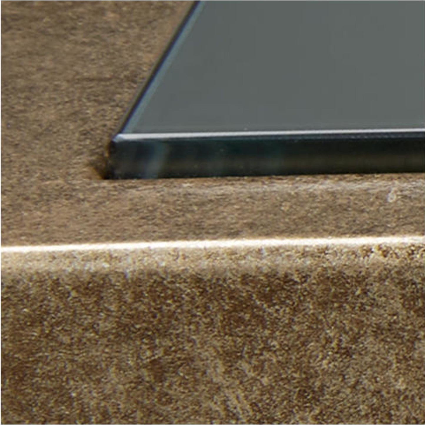 Cloverty End Table - Aged Gold Finish