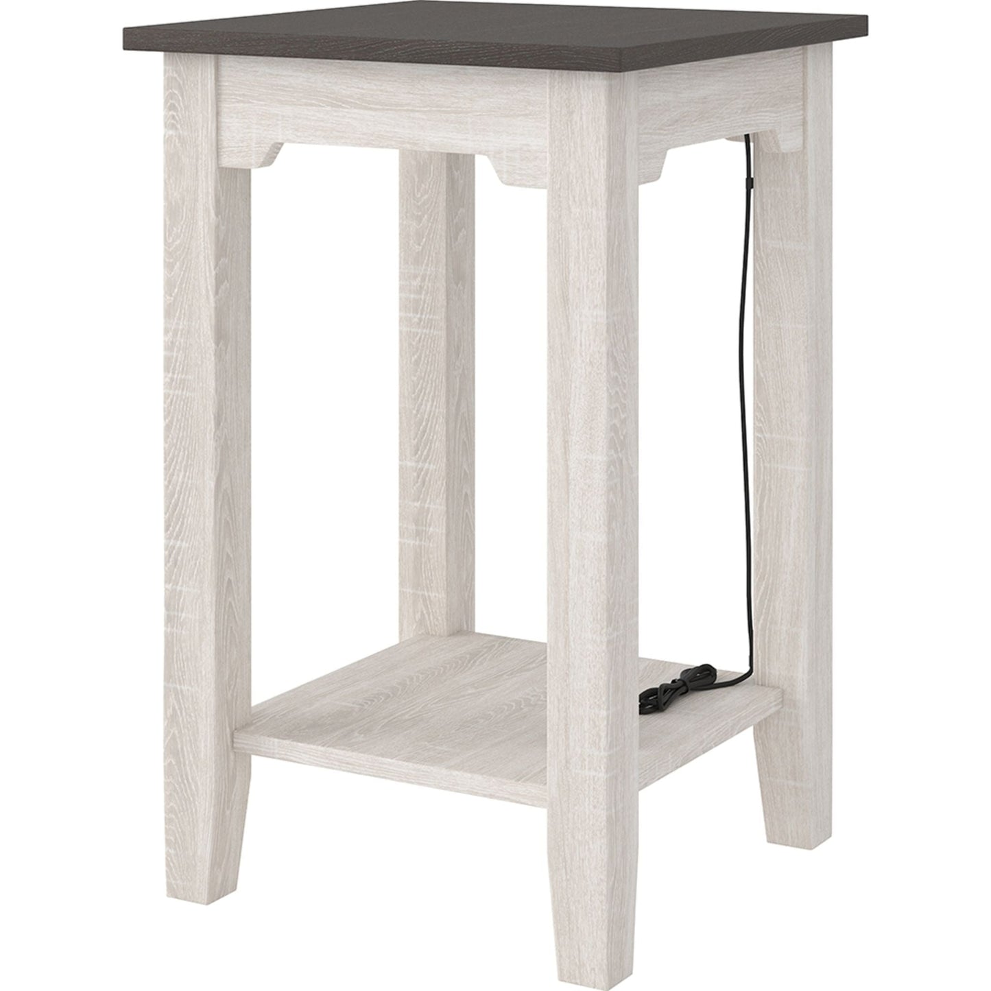Dorrinson Chair Side End Table - Two-tone