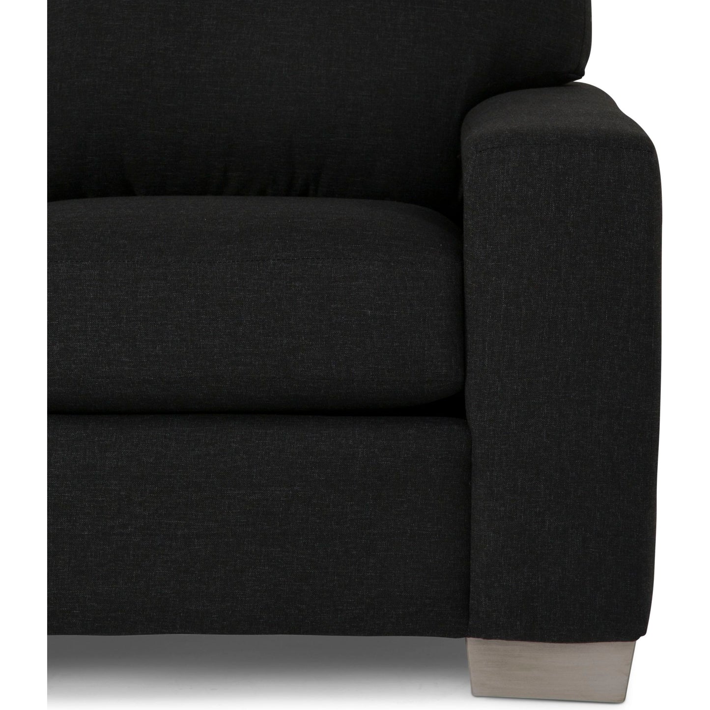 Alessandra Loveseat - Lecco Ebony/Games Taupe