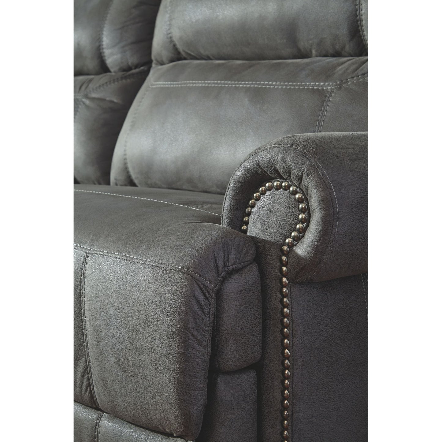 Austere Reclining Sofa - Gray
