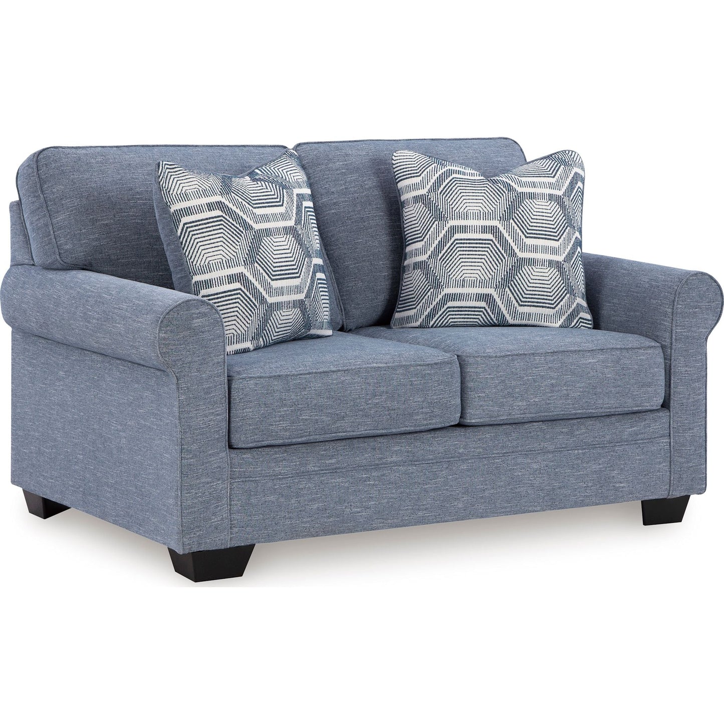 Carissa Manor Loveseat - Denim