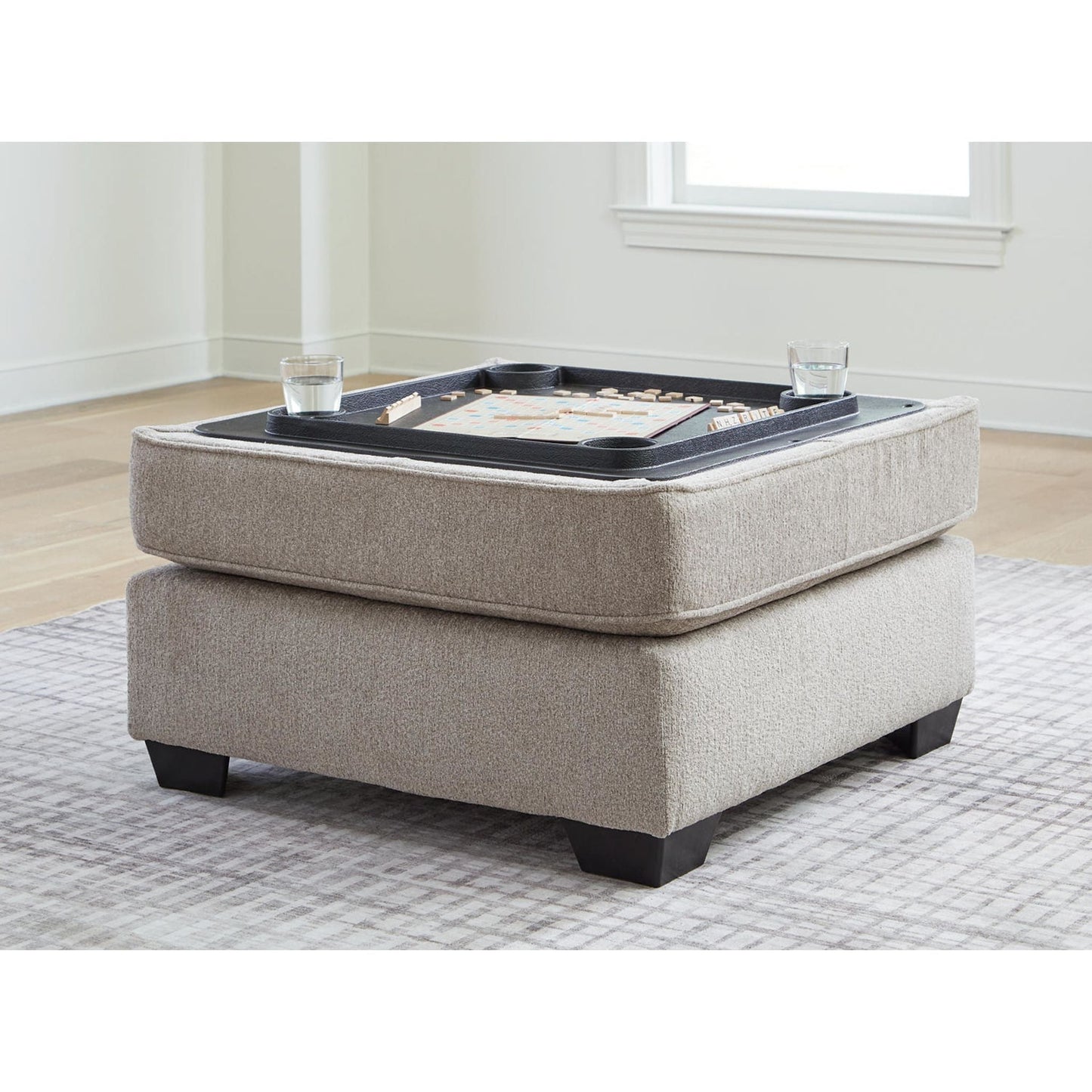 Claireah Storage Ottoman - Umber