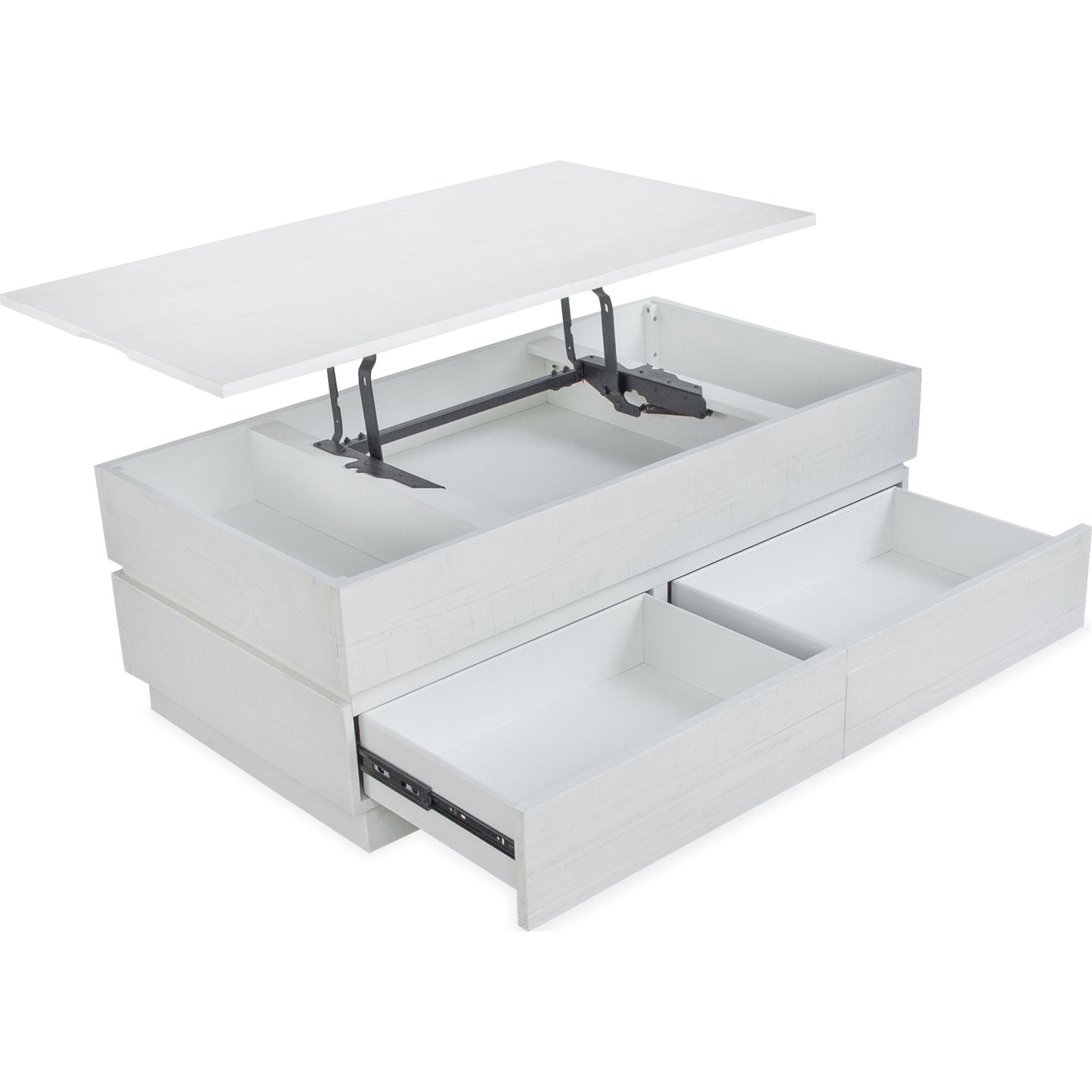 Claudette Coffee Table - Alabaster