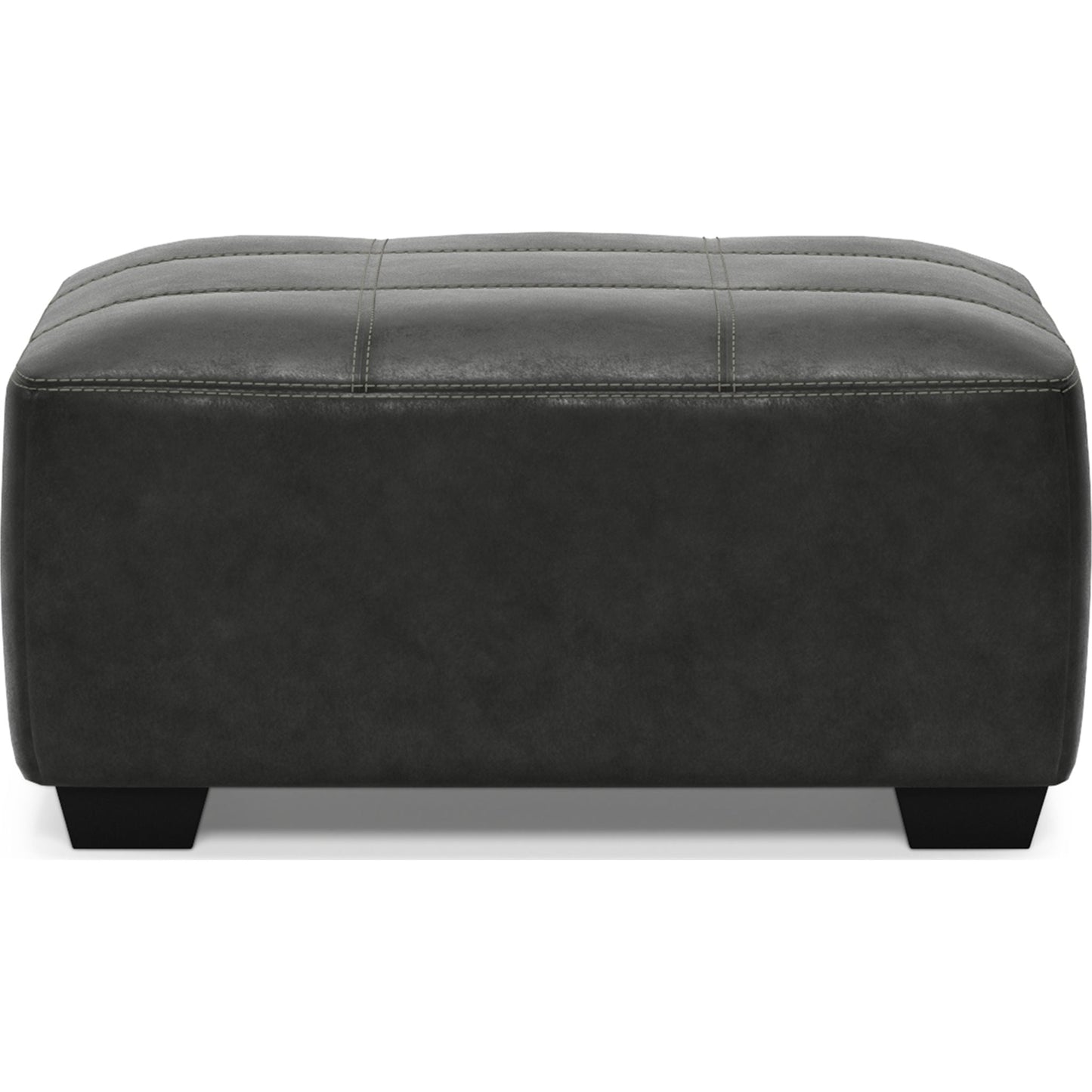 Bilgray Oversized Accent Ottoman - Pewter