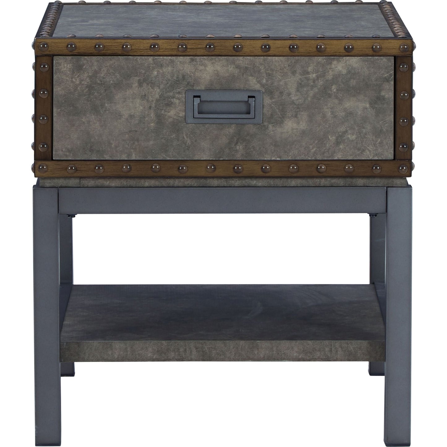 Derrylin End Table - Brown