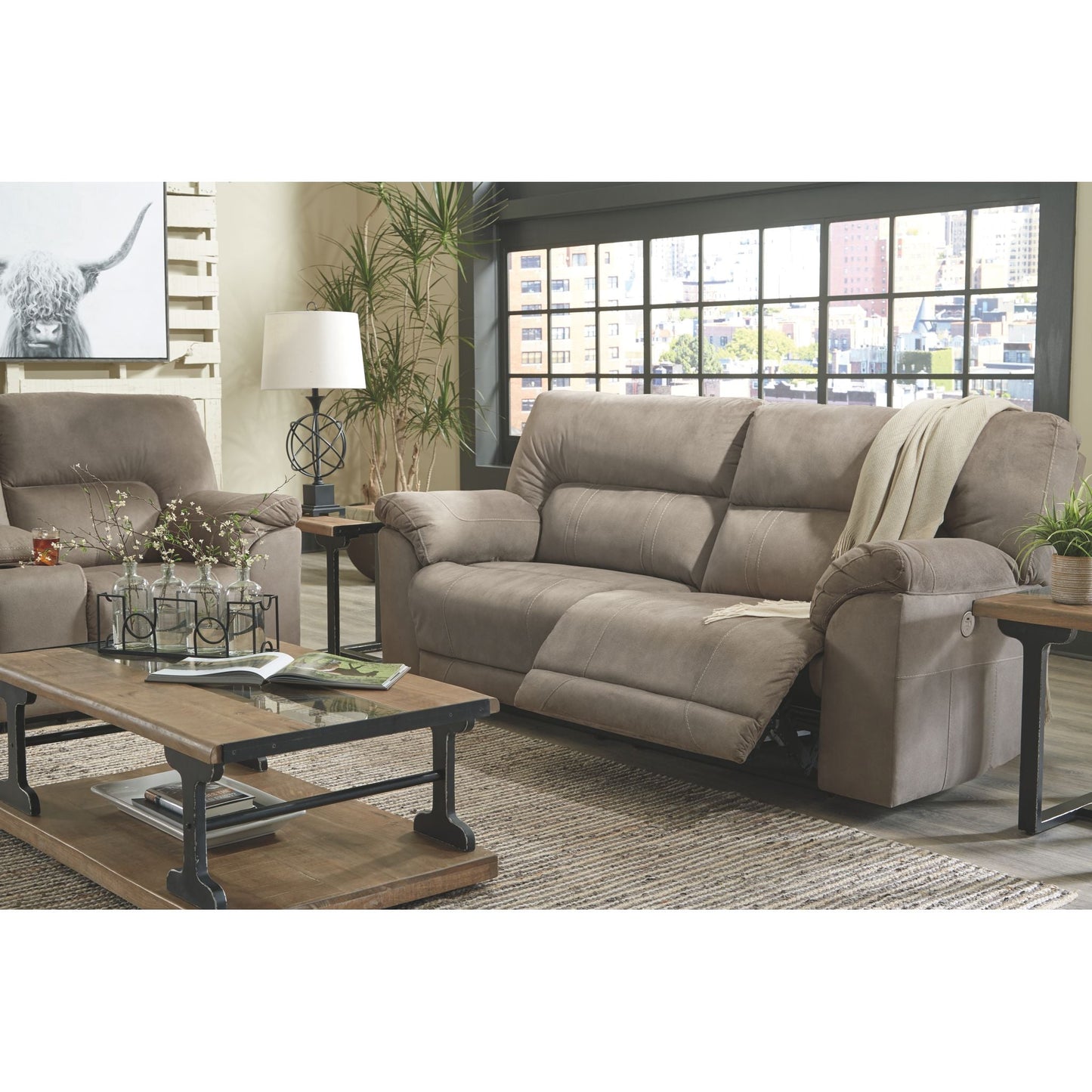 Cavalcade Power Reclining Sofa - Slate