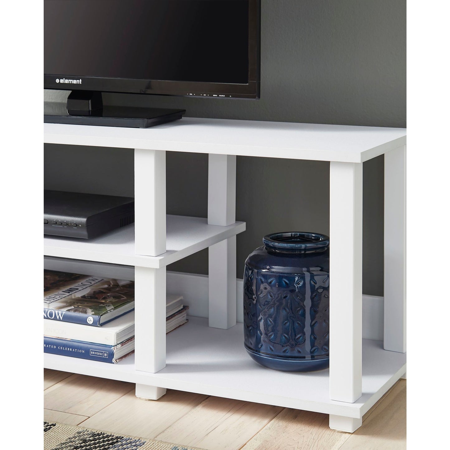 Baraga TV Stand - White