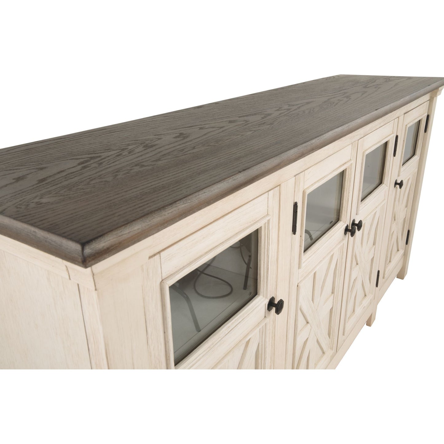Bolanburg TV Stand - White/Weathered Gray