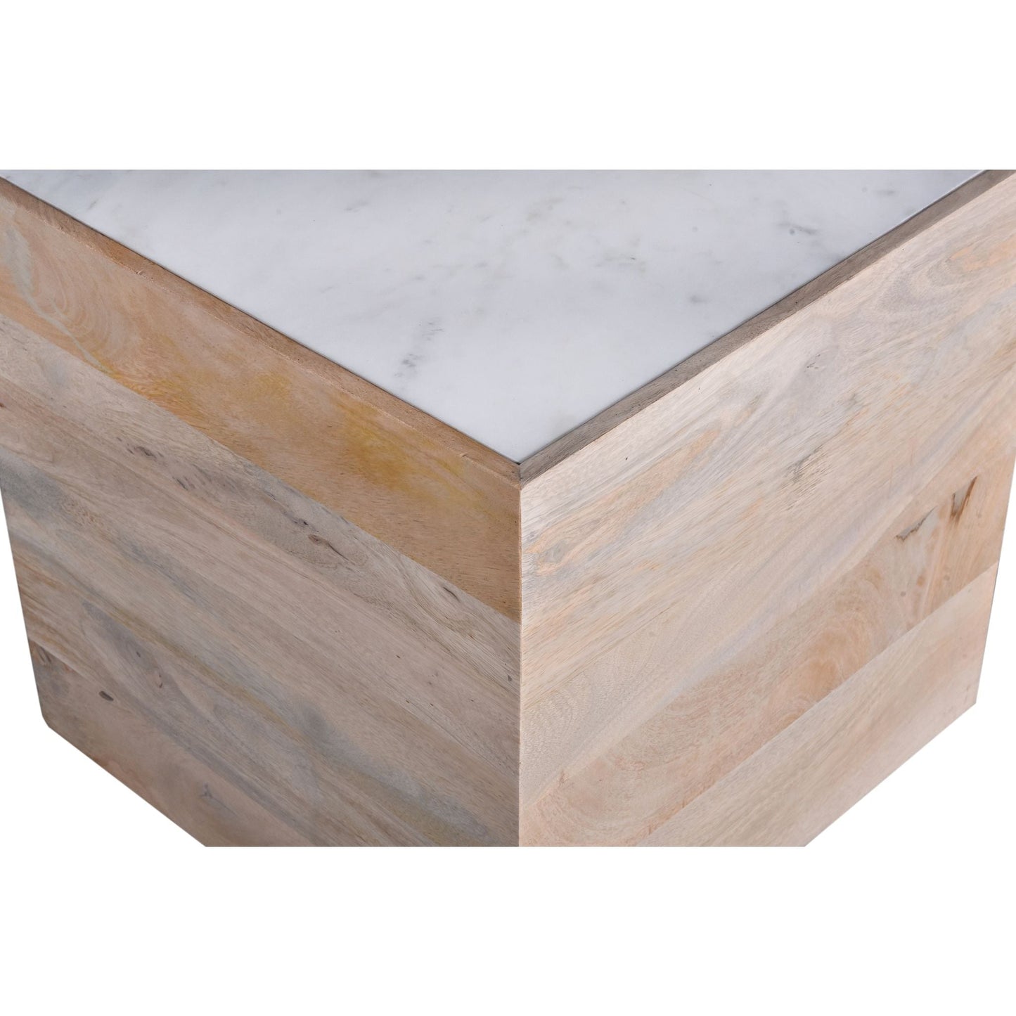 Avani End Table - White Marble