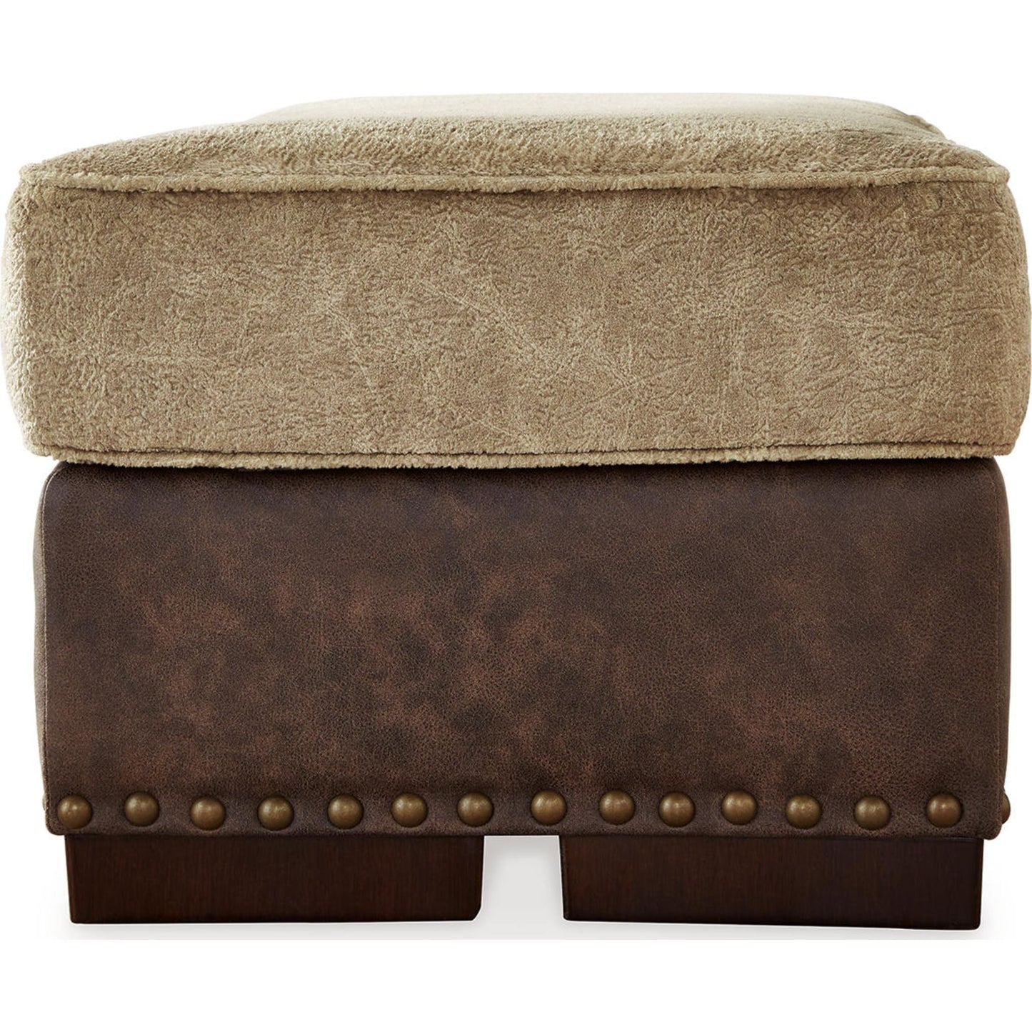 Alesbury Ottoman - Chocolate