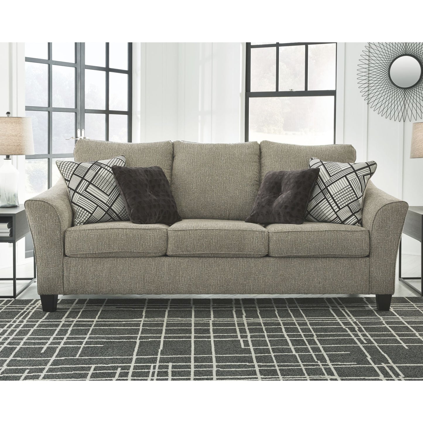 Barnesley Sofa - Platinum