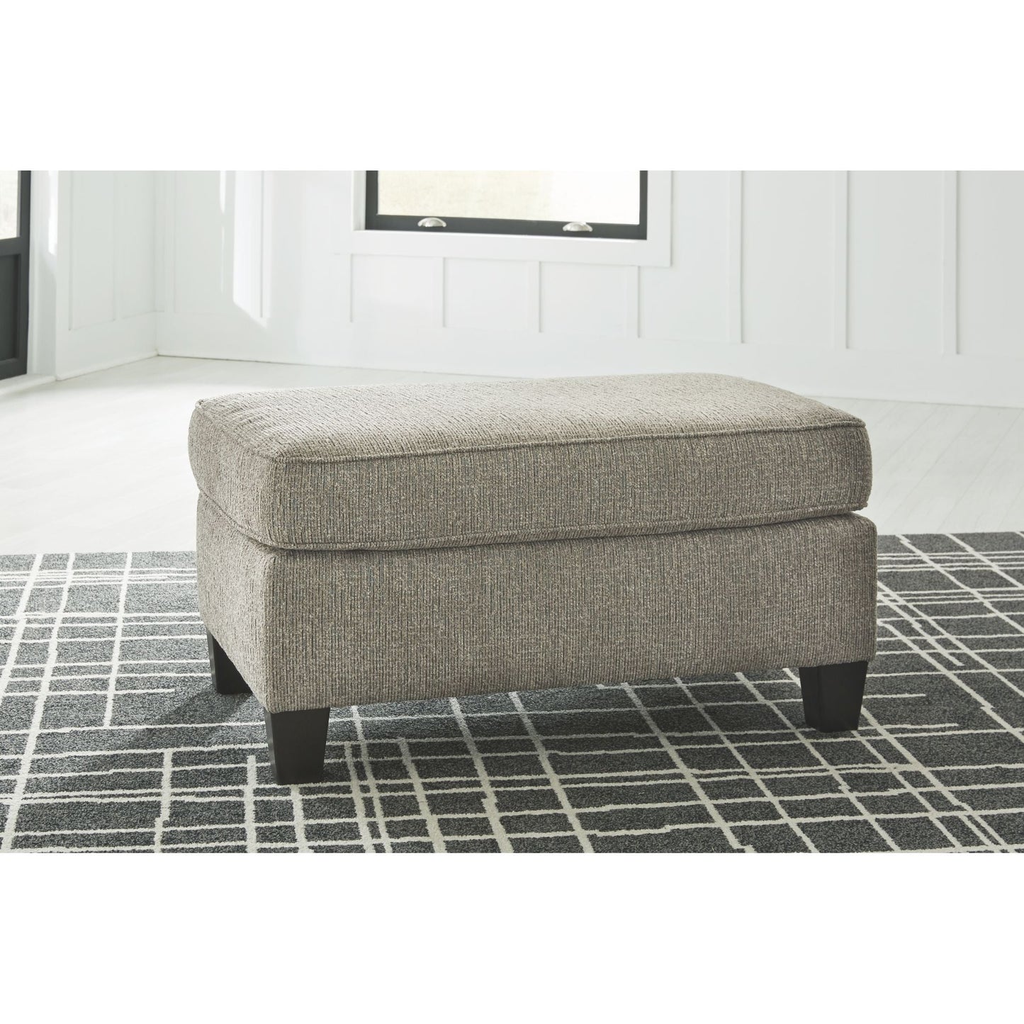 Barnesley Ottoman - Platinum