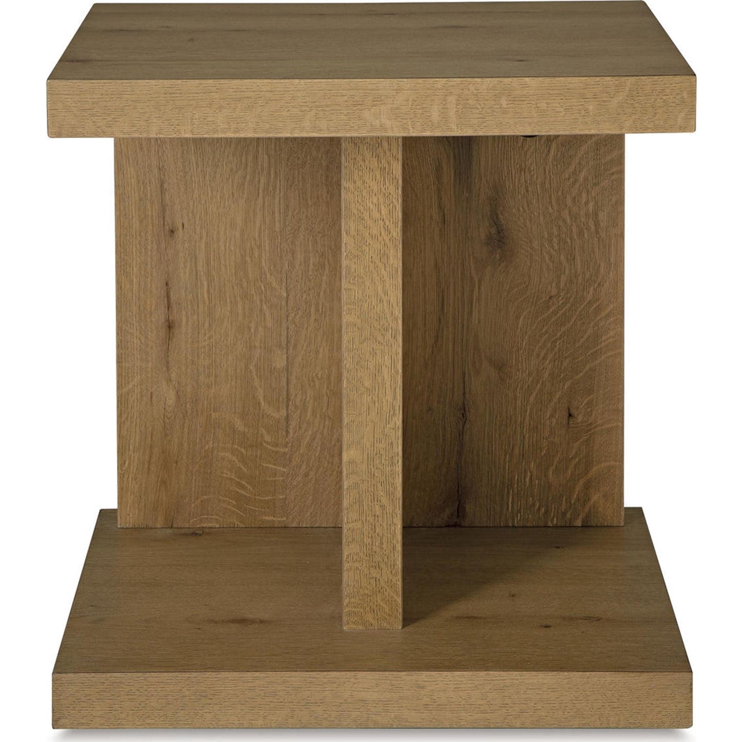 Brinstead Chair Side End Table - Light Brown