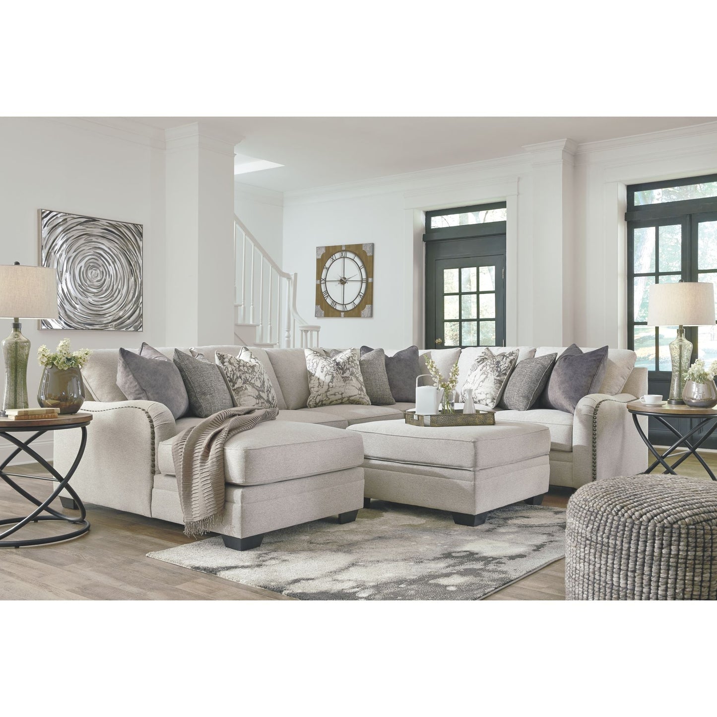 Dellara 4 Piece Sectional with Chaise
