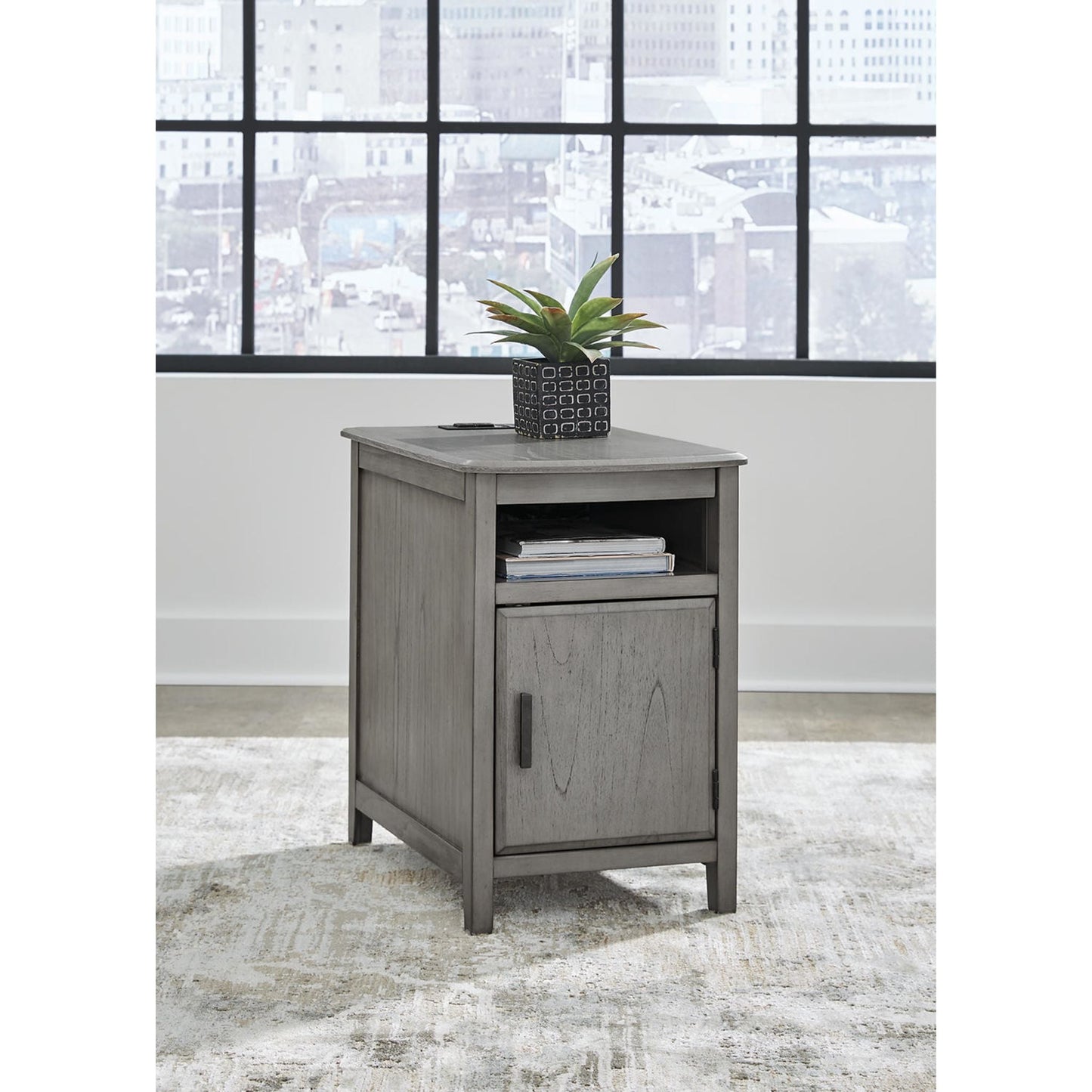 Devonsted Chair Side End Table - Gray